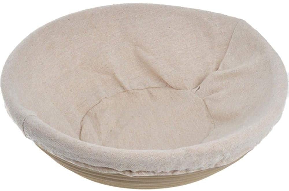 Natural Wicker Bread Fermentation Basket - 21x7cm Dough Proofing & Storage Container for Homemade Bread Baking | Perfect for Artisan Sourdough, Baguettes & Pastries