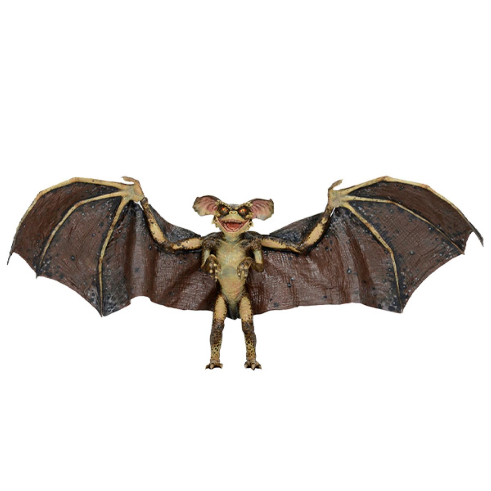 NECA Gremlins 2 Deluxe Bat Gremlin 6-Inch Action Figure with 18-Inch Wingspan & Display Stand - Collectible Movie Toy for Horror Fans, Gift for Gremlins Lovers - Perfect for Display, Collection & Role Play Scenes