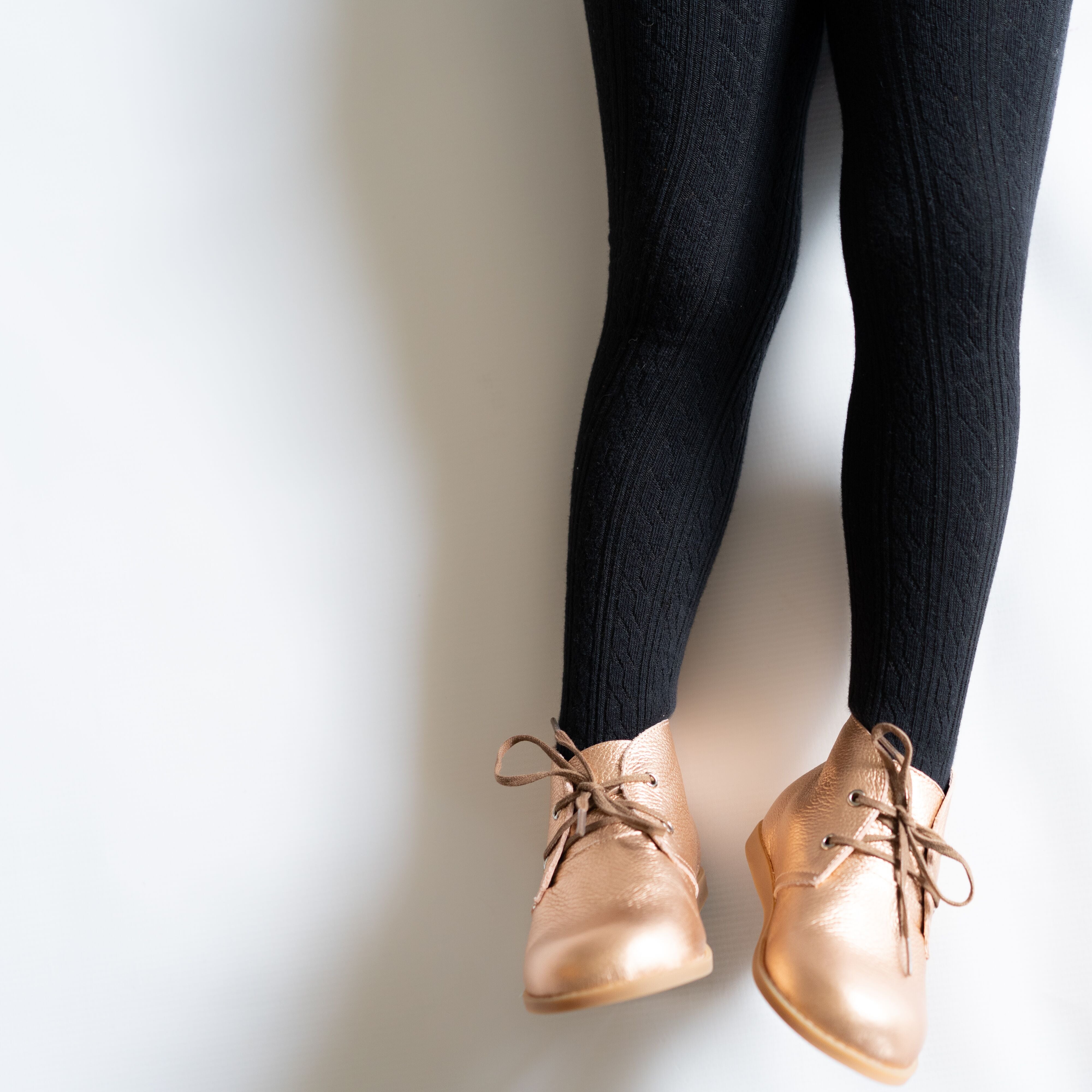 Black Cable Knit Tights for Women - Cozy Winter Leggings with Textured Design | Perfect for Cold Weather, Layering Under Dresses, and Casual Outfits