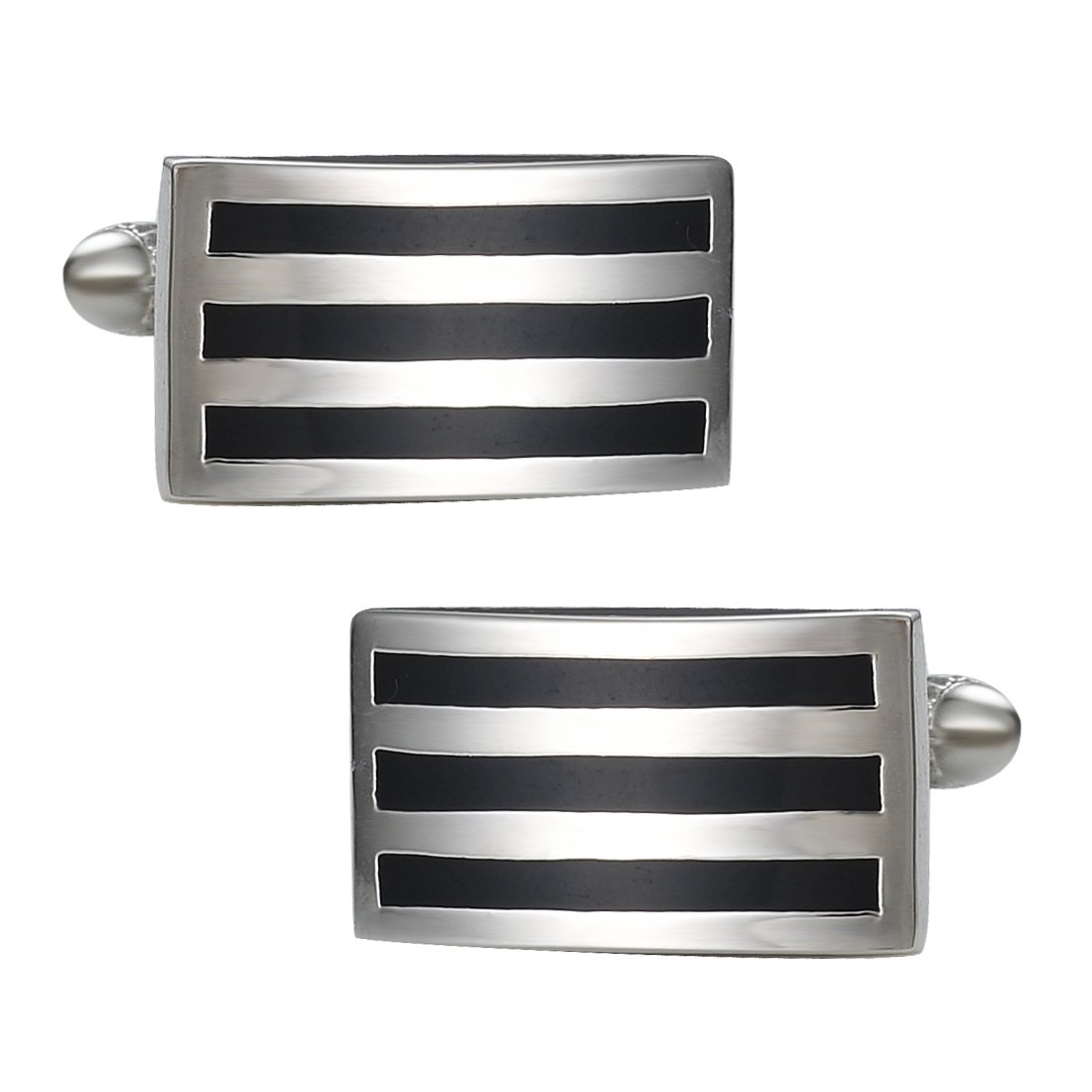 KissTies Men's Cufflinks & Shirt Studs Gift Set - Perfect for Weddings & Formal Events