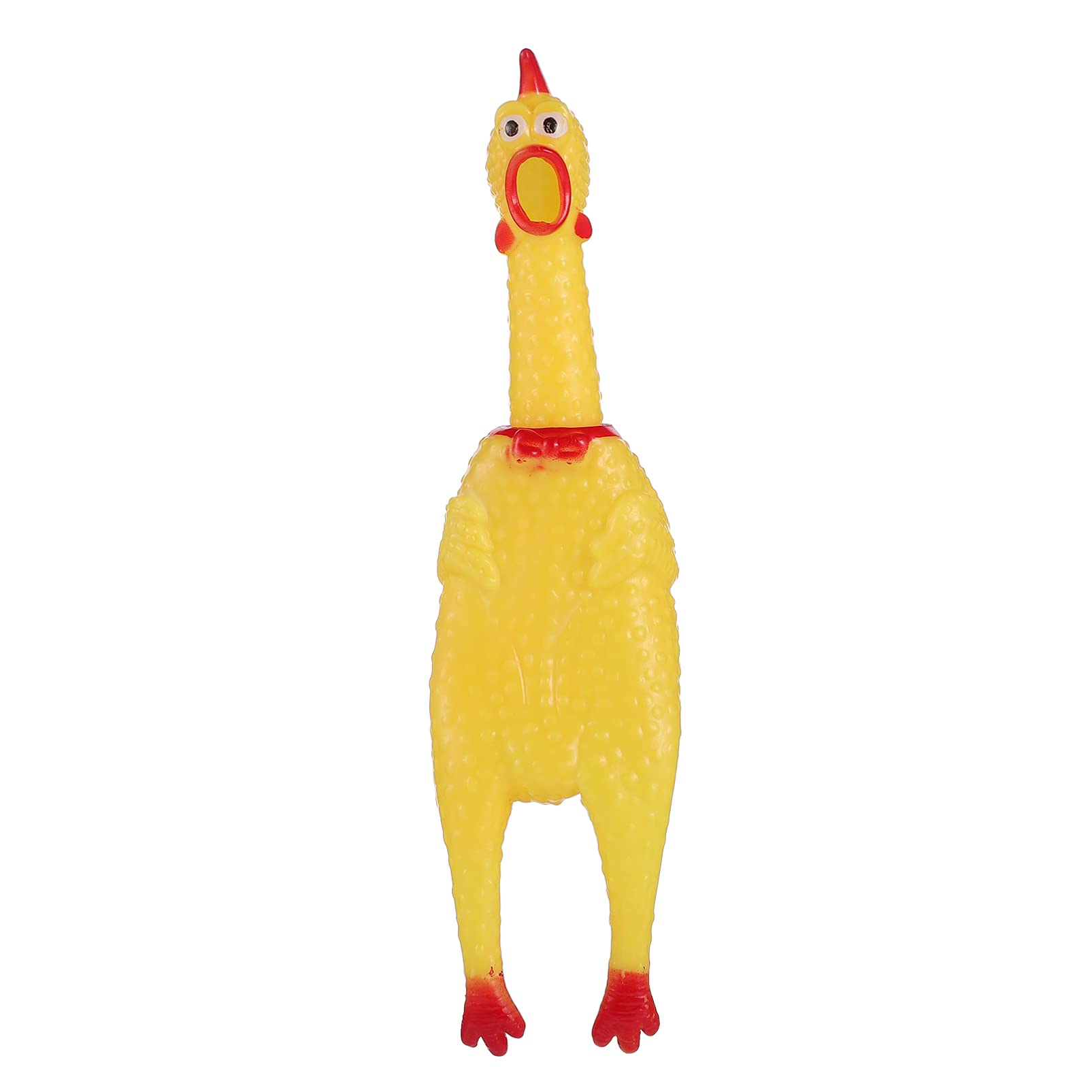 NUOBESTY Rubber Screaming Chicken Toy - Squeeze Prank Noise Maker for Kids, Pets & Gag Gifts - Funny Squawking Novelty Toy for Parties, Pranks & Stress Relief