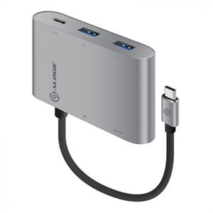 Alogic 6-in-1 USB C Hub with USB A, SD Card, Micro SD Reader & USB C PD Port - USB 3.0 Adapter for MacBook, Laptop, PC - Perfect for Travel, Office & Data Transfer