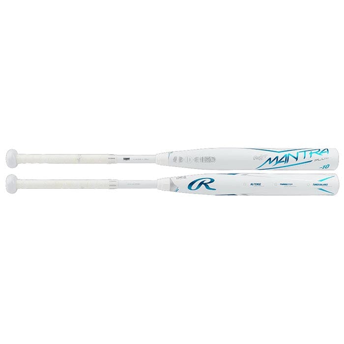 2023 Rawlings Mantra+ Fastpitch Softball Bat -10 RFP3MP10 | Lightweight White Composite Bat for Fastpitch Players | Perfect for Competitive Games & Training Sessions