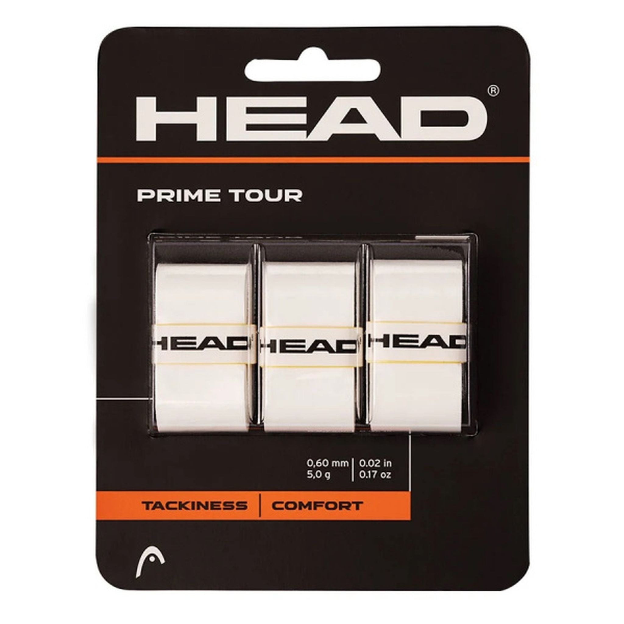 HEAD Prime Tour Overgrip - Premium Tennis Grip Tape for Enhanced Sweat Absorption & Control - Perfect for Competitive Matches & Training Sessions