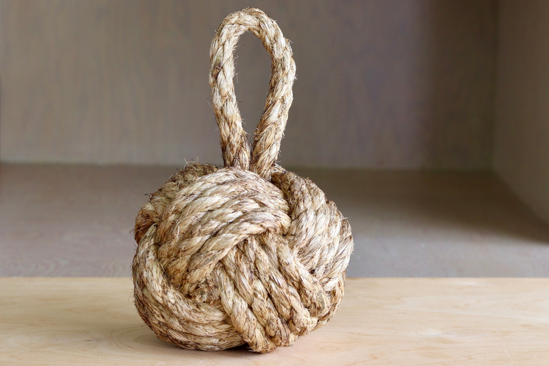 Premium Wooden Knot Door Stopper - Heavy Duty Door Wedge for Sliding & Swinging Doors - Perfect for Home, Office & Classroom Use