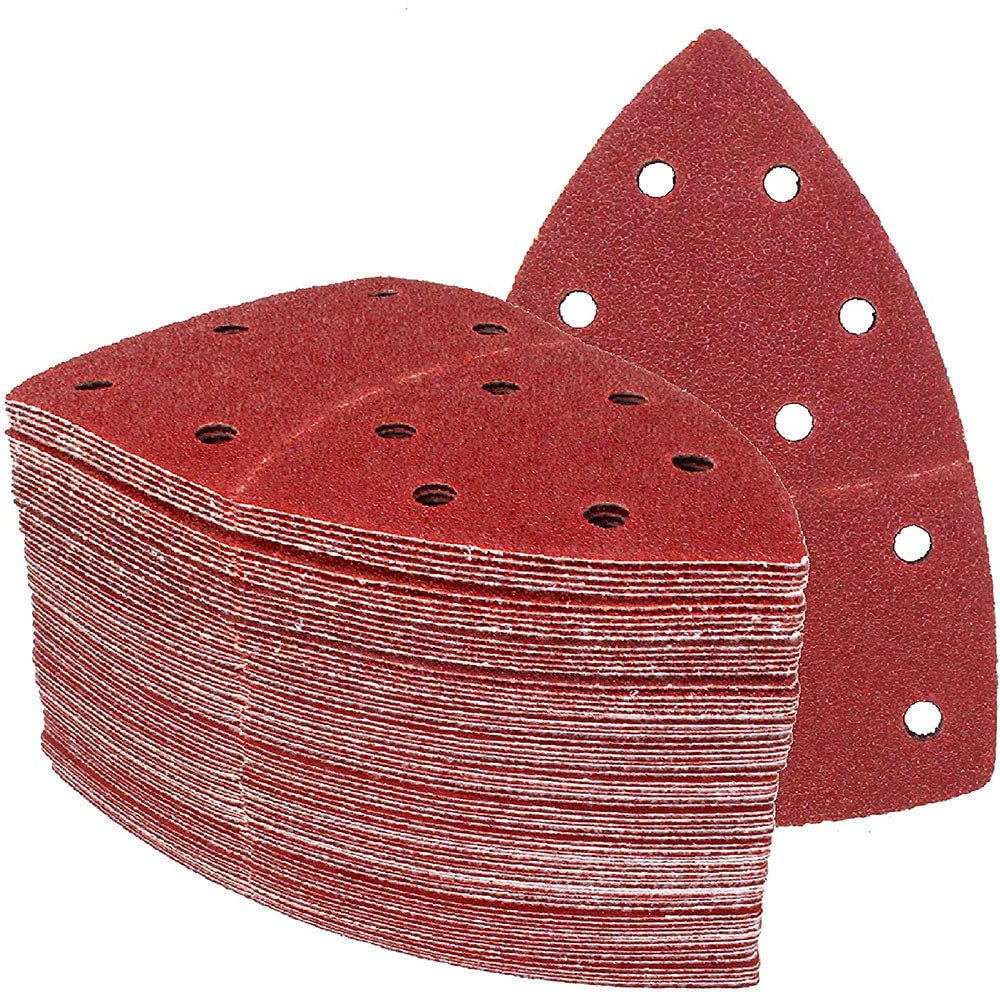 60Pcs Mouse Detail Sander Sandpaper Replacement Pads - Assorted 40/60/80/100/120/150 Grits - Compatible with Mouse Sanders - Perfect for Woodworking, Furniture Refinishing & DIY Projects