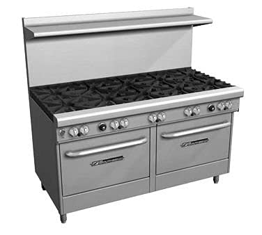 Southbend 4602AD-3TL 60-Inch Commercial Gas Range with 4 Burners & Left-Side Griddle, Convection & Standard Oven - Perfect for Restaurants, Catering & Commercial Kitchens