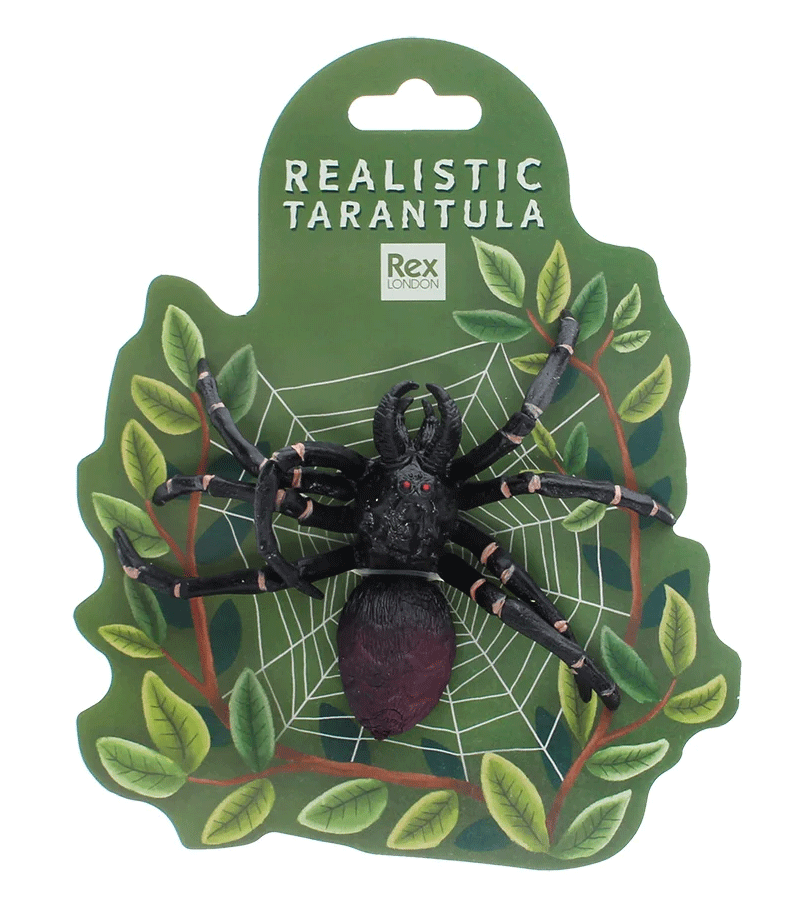 Realistic Tarantula Toy - Lifelike Fake Spider Prank for Halloween & Scare Pranks - Perfect for Party Decor, Gag Gifts, and Halloween Costume Accessories