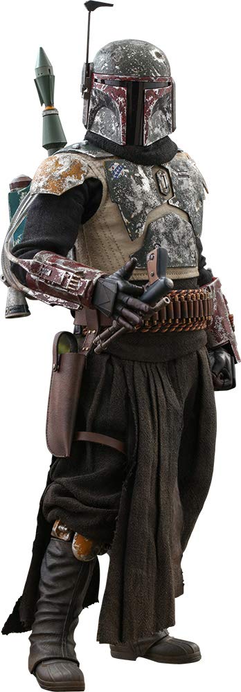 Hot Toys Star Wars The Mandalorian Boba Fett TMS033 1/6 Scale Collectible Action Figure - Perfect for Display, Gift Giving, and Star Wars Fans Collection