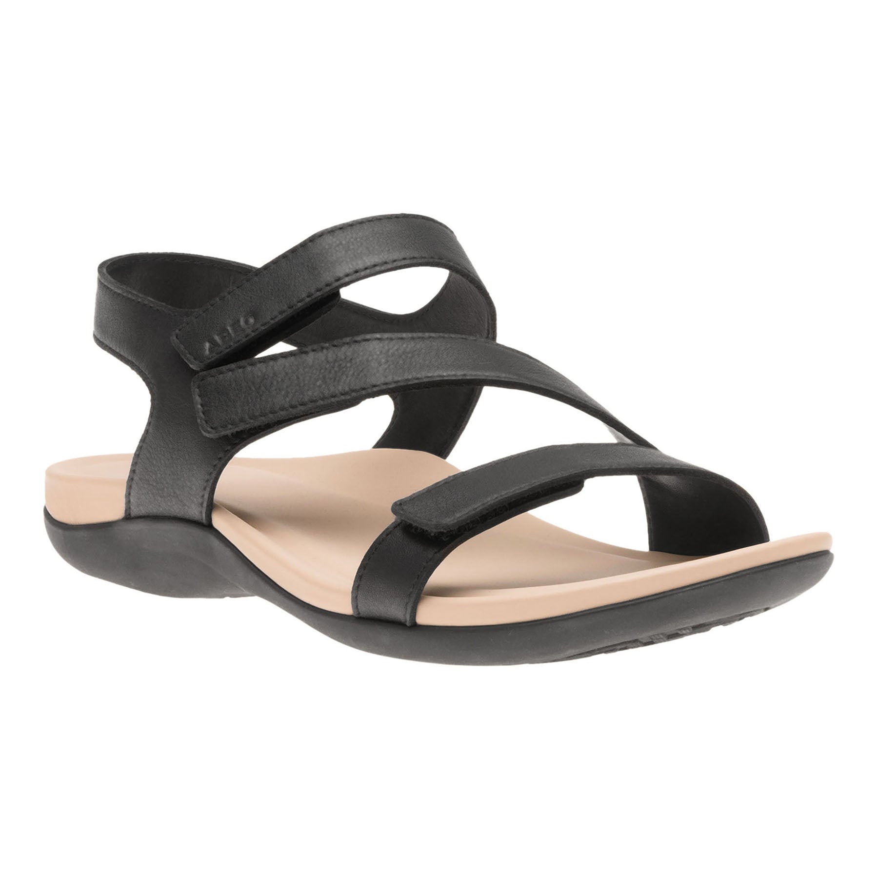 Abeo Olivia Neutral Black Women's Walking Shoes - Comfortable & Stylish for Daily Wear, Work, and Travel