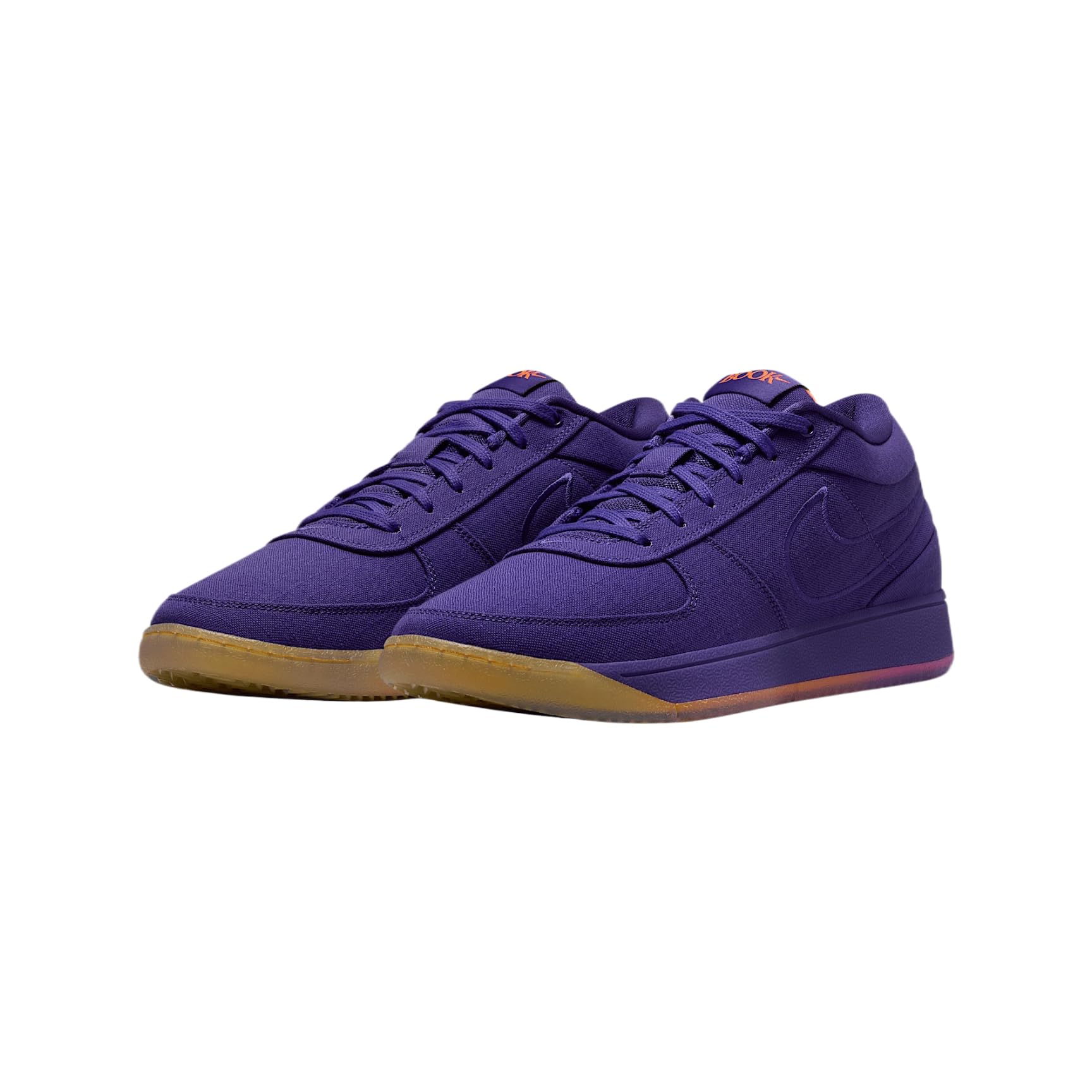 Nike Book 1 Basketball Shoes for Men - Court Purple/Taupe Grey/Sundial/Total Orange (HJ5351-500) | High-Performance Basketball Sneakers for Indoor & Outdoor Courts, Training, and Streetwear Fashion