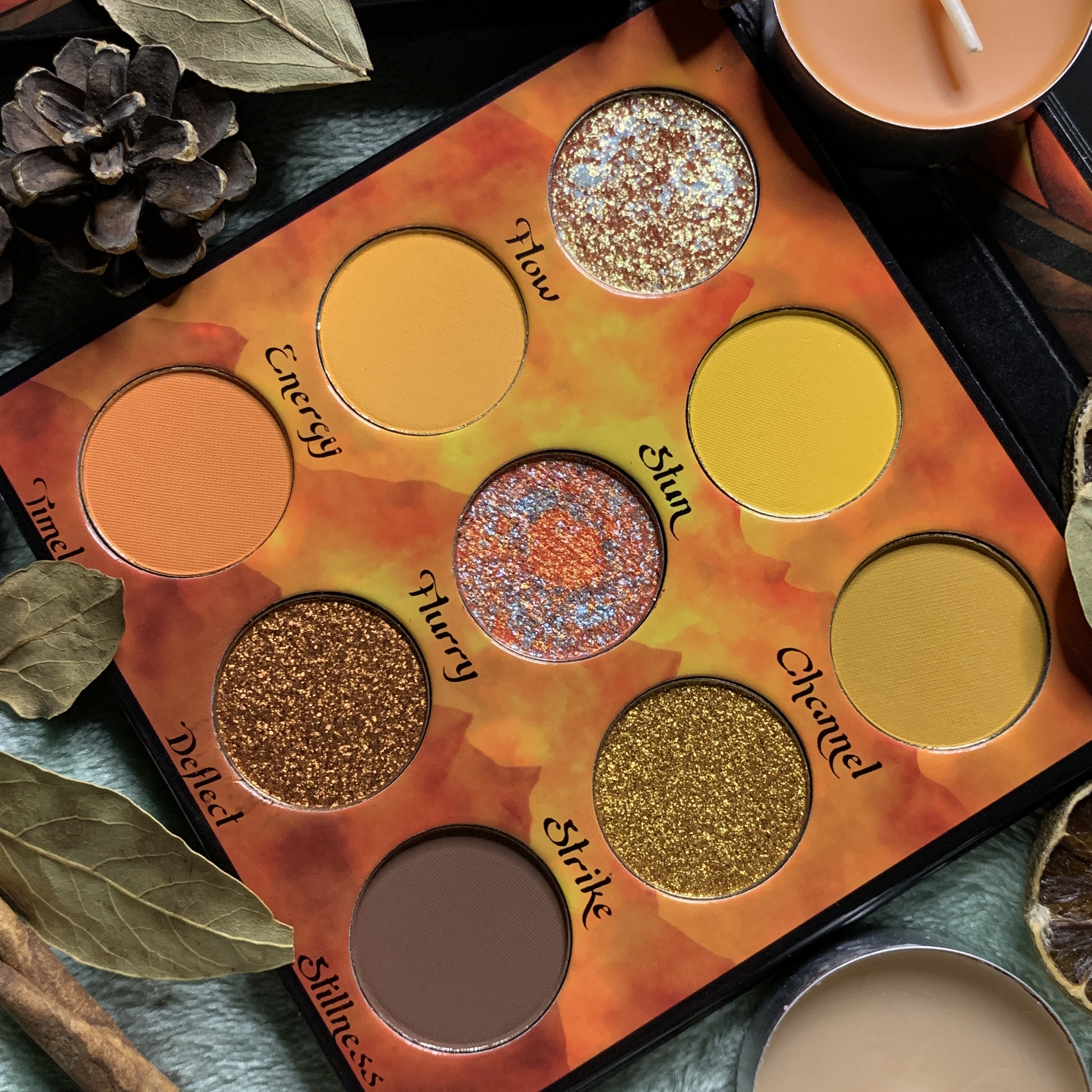 Monk Eyeshadow Palette - 12 Highly Pigmented Matte & Shimmer Eyeshadows for Professional Makeup | Vegan & Cruelty-Free | Perfect for Day & Night Looks