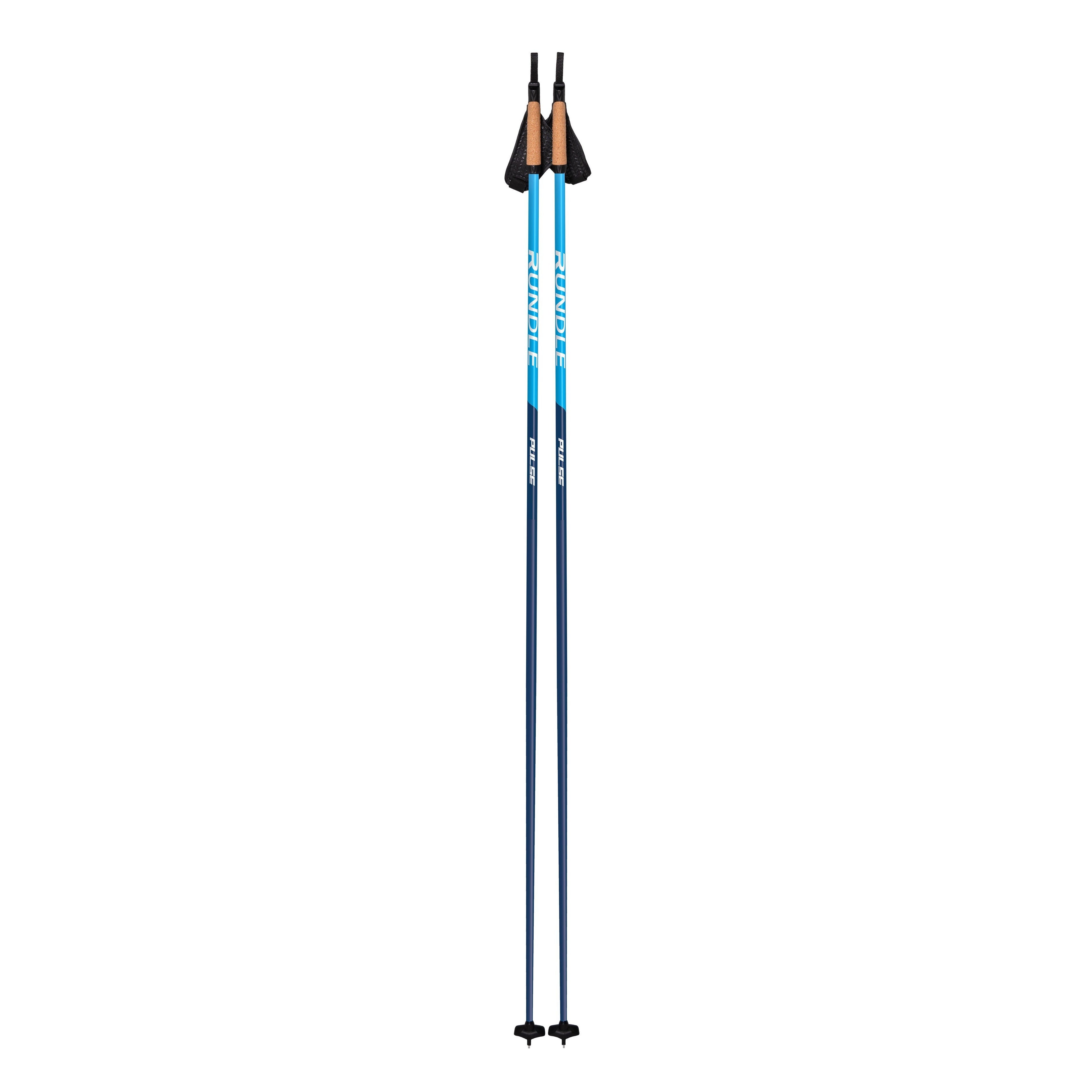 Rundle 2024 Pulse Nordic Walking Poles - Lightweight Adjustable Trekking Poles for Hiking, Fitness & Outdoor Activities - Perfect for Trail Walking, Backpacking & Exercise