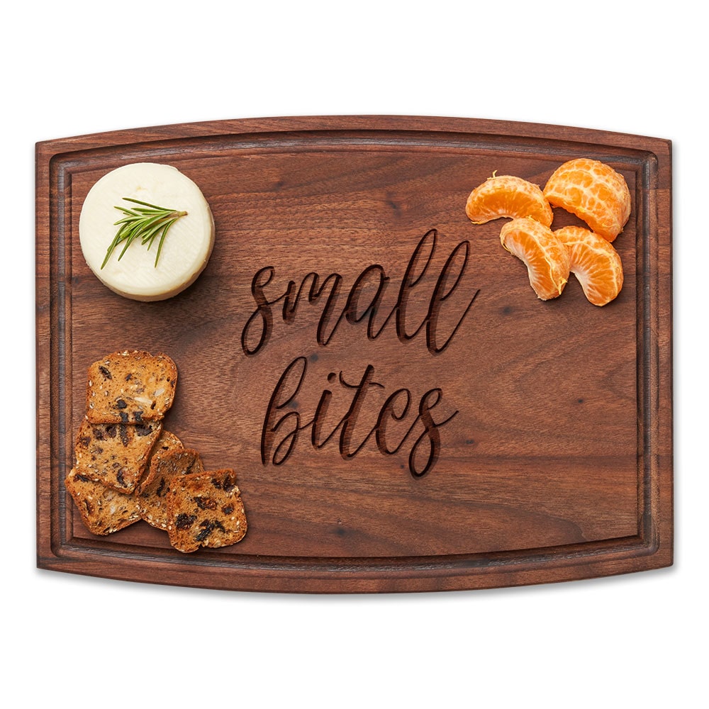 Handcrafted Walnut Wood Cheese Board - 12