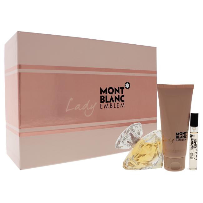 Mont Blanc Lady Emblem Perfume Gift Set for Women - Luxury Floral Fragrance Eau de Parfum - Perfect for Birthday, Anniversary & Valentine's Day Gifts