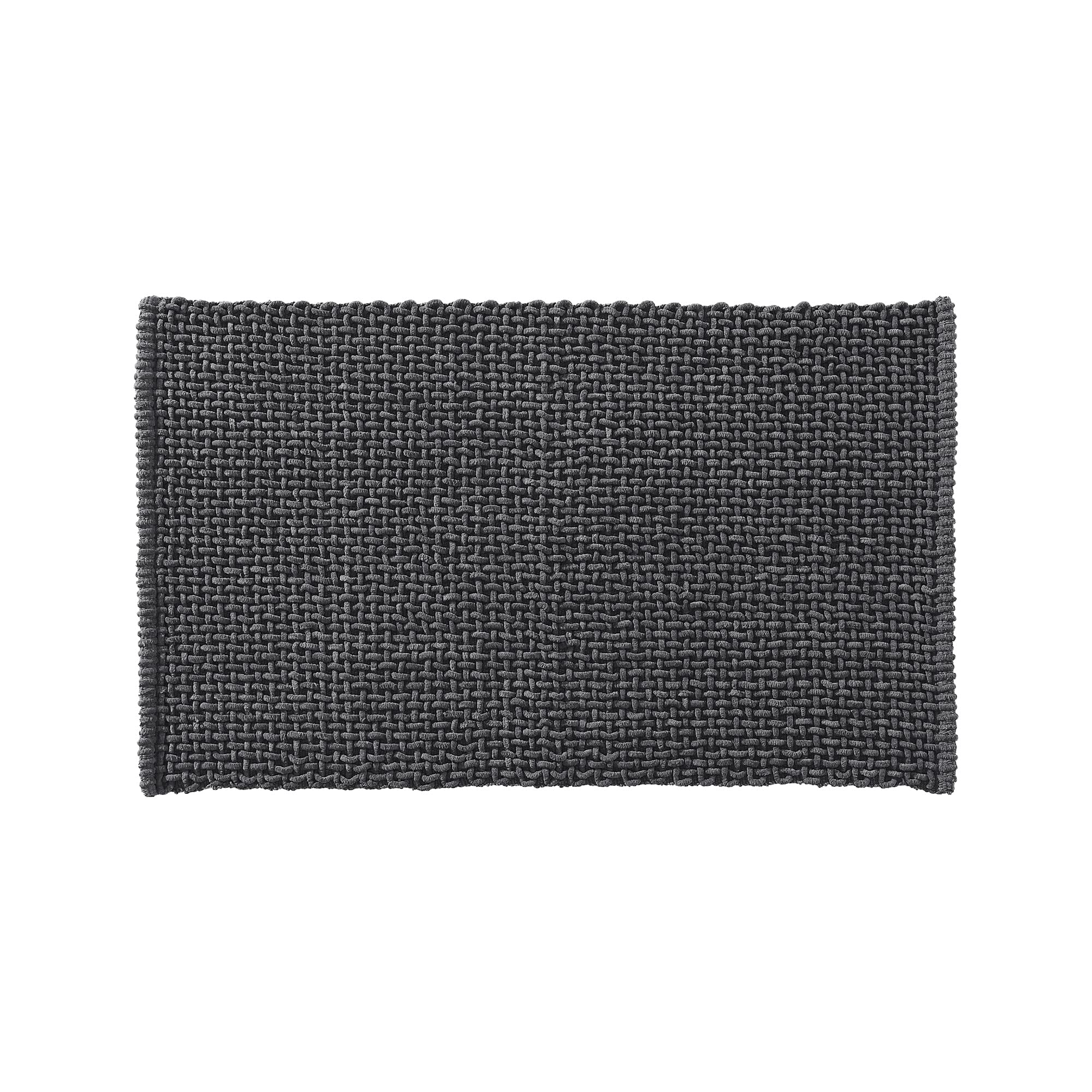 Brielle Home Ramsey Soft Chenille Bath Mat - Super Absorbent, Non-Slip Bathroom Rug, 21