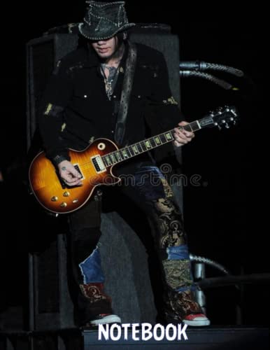 DJ Ashba Music Notebook - College Ruled Composition Journal for Songwriting, Lyrics & Music Notes | Perfect Gift for Musicians, Thanksgiving & Back to School Supplies