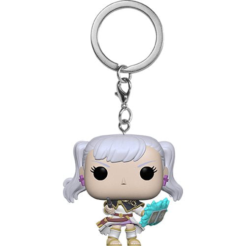 Black Clover Anime Noelle Silva Pocket Pop! Vinyl Keychain - Cute Collectible Figure for Backpacks, Keys & Cosplay Accessories