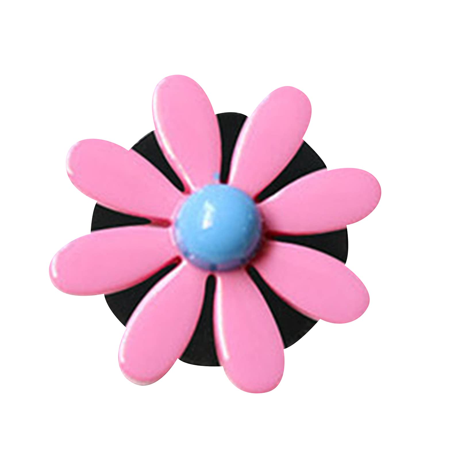Newrys Sunflower Shaped Car Aromatherapy Diffuser - Mini Resin Air Freshener Clip for Vehicle Vent, Rose Red Floral Scent - Perfect Gift for Home, Office & Car Interior Freshening