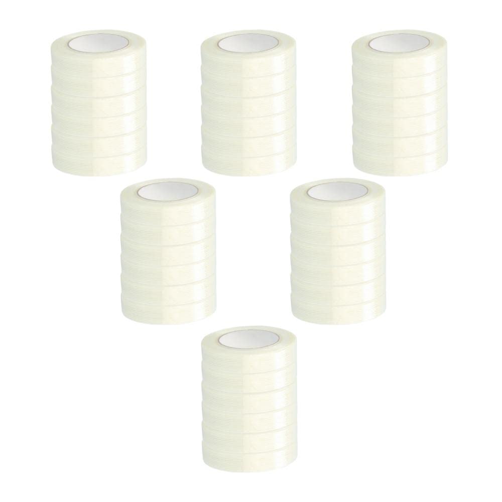 Intertape Filament Tape - 1 Inch x 60 Yards, 1152 Pack - Heavy Duty Fiberglass Strand Tape for Bundling, Palletizing & Reinforcing - Ideal for Shipping, Packaging & Industrial Use
