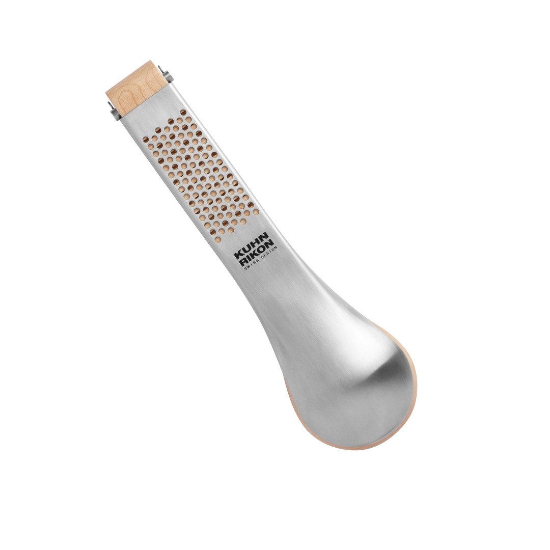 Kuhn Rikon Stainless Steel Tabletop Garlic Press - Heavy Duty Garlic Crusher & Mincer for Effortless Cooking - Perfect for Kitchens, Restaurants, and Home Chefs