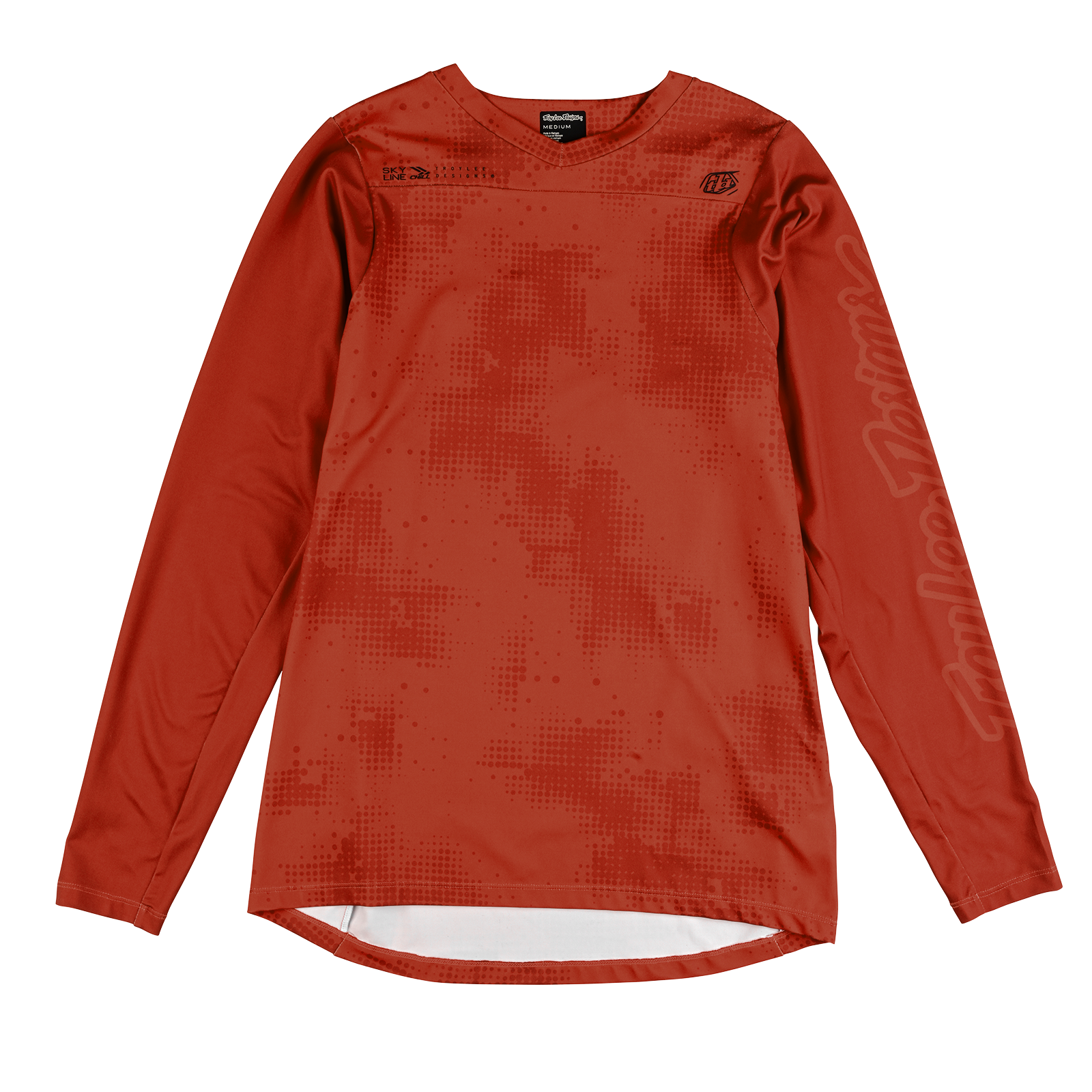 Skyline Chill Jersey Scattered Fire Orange - Lightweight Breathable Basketball Shirt for Men - Perfect for Streetball, Gym Workouts & Casual Wear