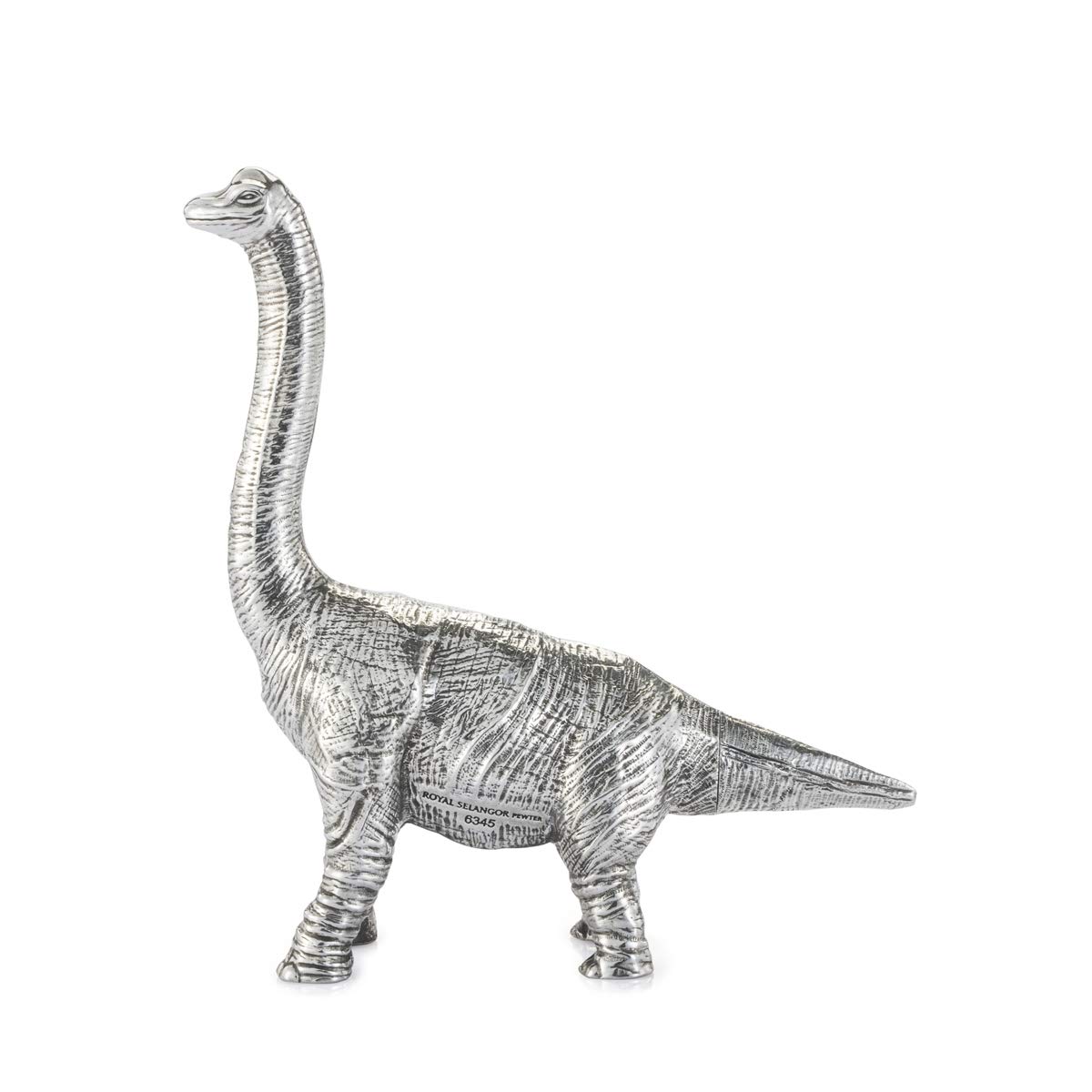 Royal Selangor Handcrafted Saurus Collection Pewter Apatosaurus Tape Measure - Premium Dinosaur-Themed Measuring Tool for Home, Office & DIY Projects
