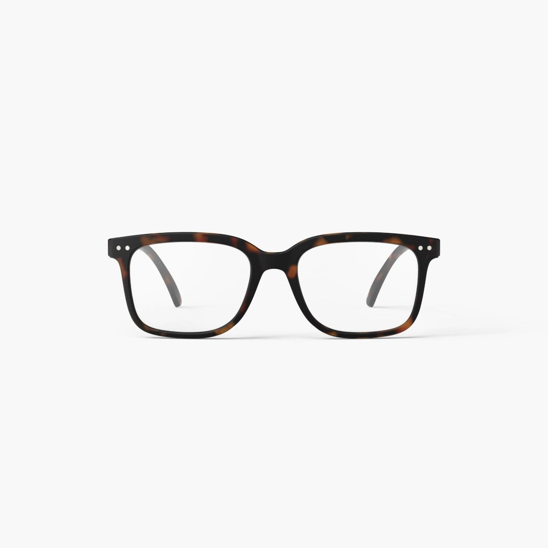 Premium #L Reading Glasses in Classic Tortoise Shell Pattern - Stylish & Comfortable for Reading, Working & Daily Use