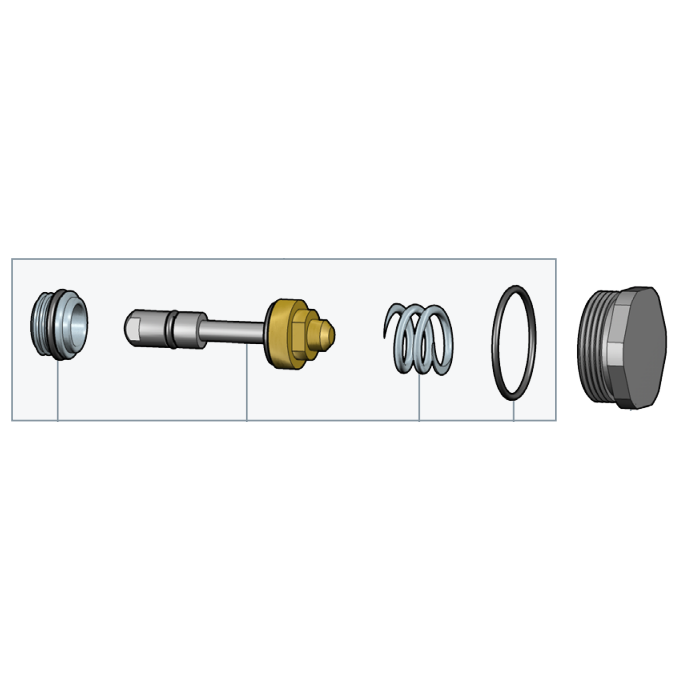 Guardian RK600 240 Repair Kit for AP600 240 Squeeze Valve - Replacement Parts for Industrial Equipment Maintenance & Repair