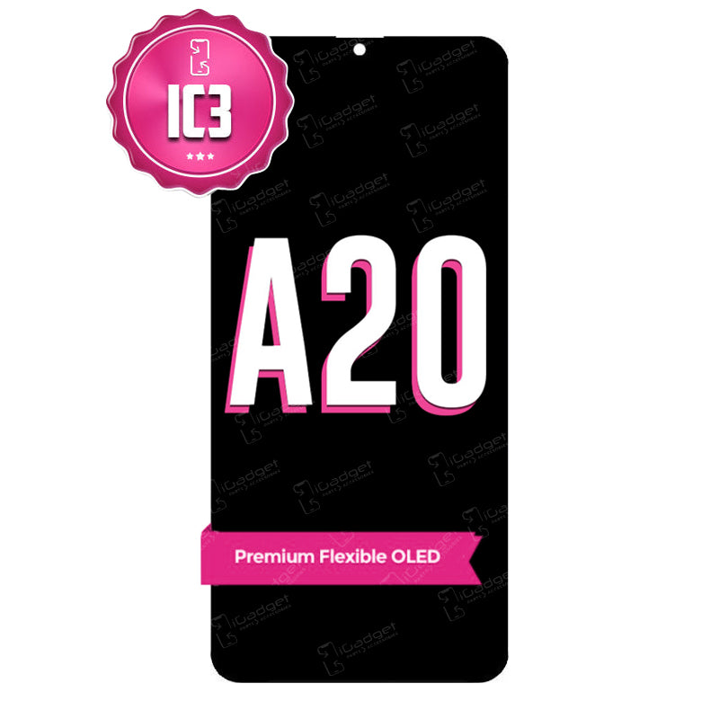 Samsung Galaxy A20 LCD Screen Replacement - OLED Display with Touch Digitizer - Compatible with Samsung A20 SM-A205U SM-A205F SM-A205G - Perfect for DIY Phone Repair & Screen Replacement