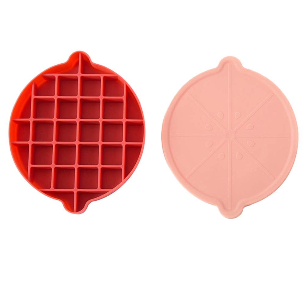 **Hemoton Silicone Molds - 1pc Lemon-Shaped Silicone Ice Cube Tray for Chocolate, Gummies, Soap & Baking - Perfect for Kids Parties, Ice Making & DIY Treats - Red Silicone Mold for Fun & Creative Desserts**