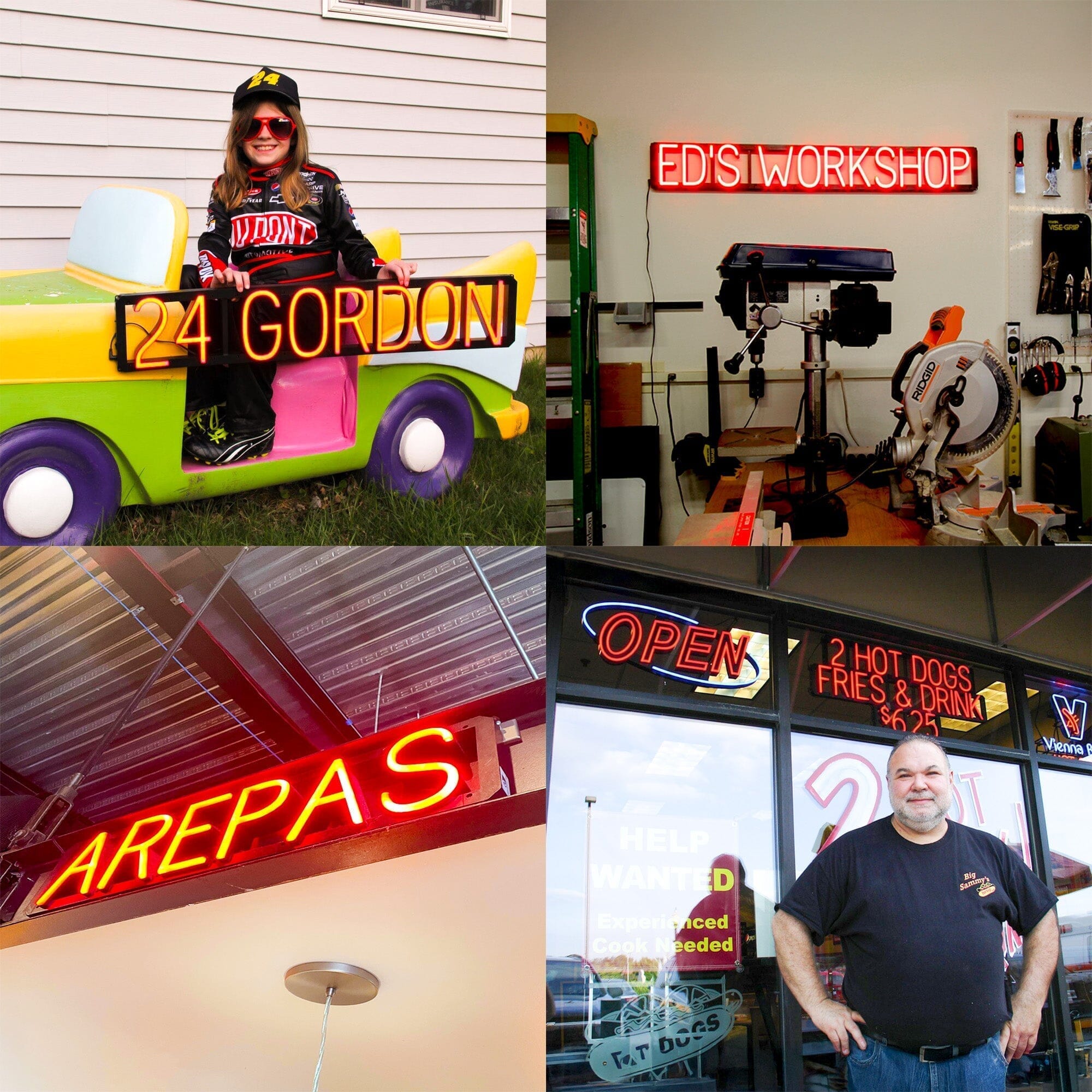 SpellBrite NOW HIRING Neon LED Sign - Customizable Business Signage for Restaurants, Shops & Offices - Eye-Catching Hiring Display for Storefronts & Windows