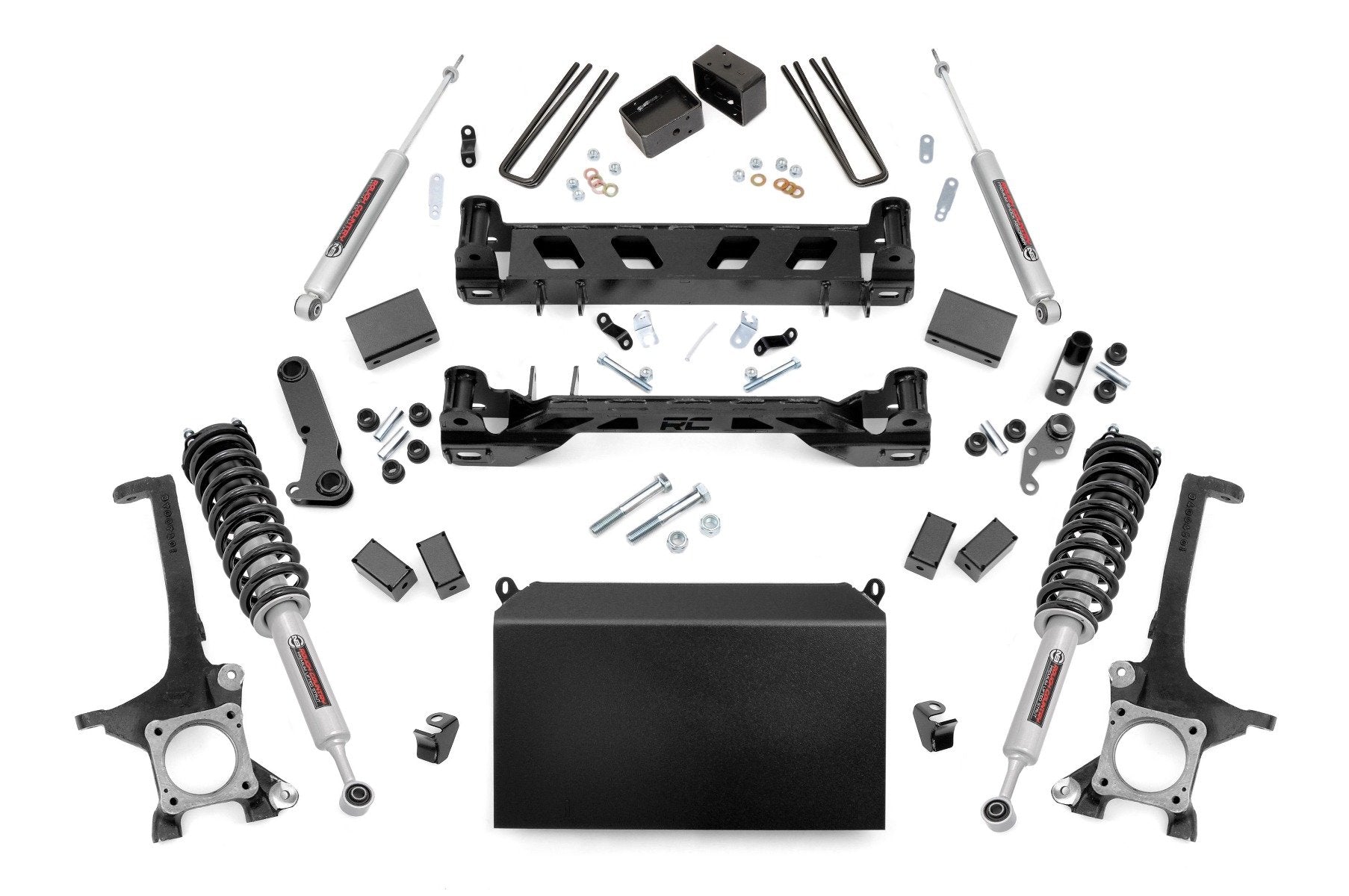 4 Inch Lift Kit for Toyota Tundra 4WD (2016-2021) - Heavy Duty N3 Struts - Part #75131 - Improve Off-Road Performance & Ground Clearance