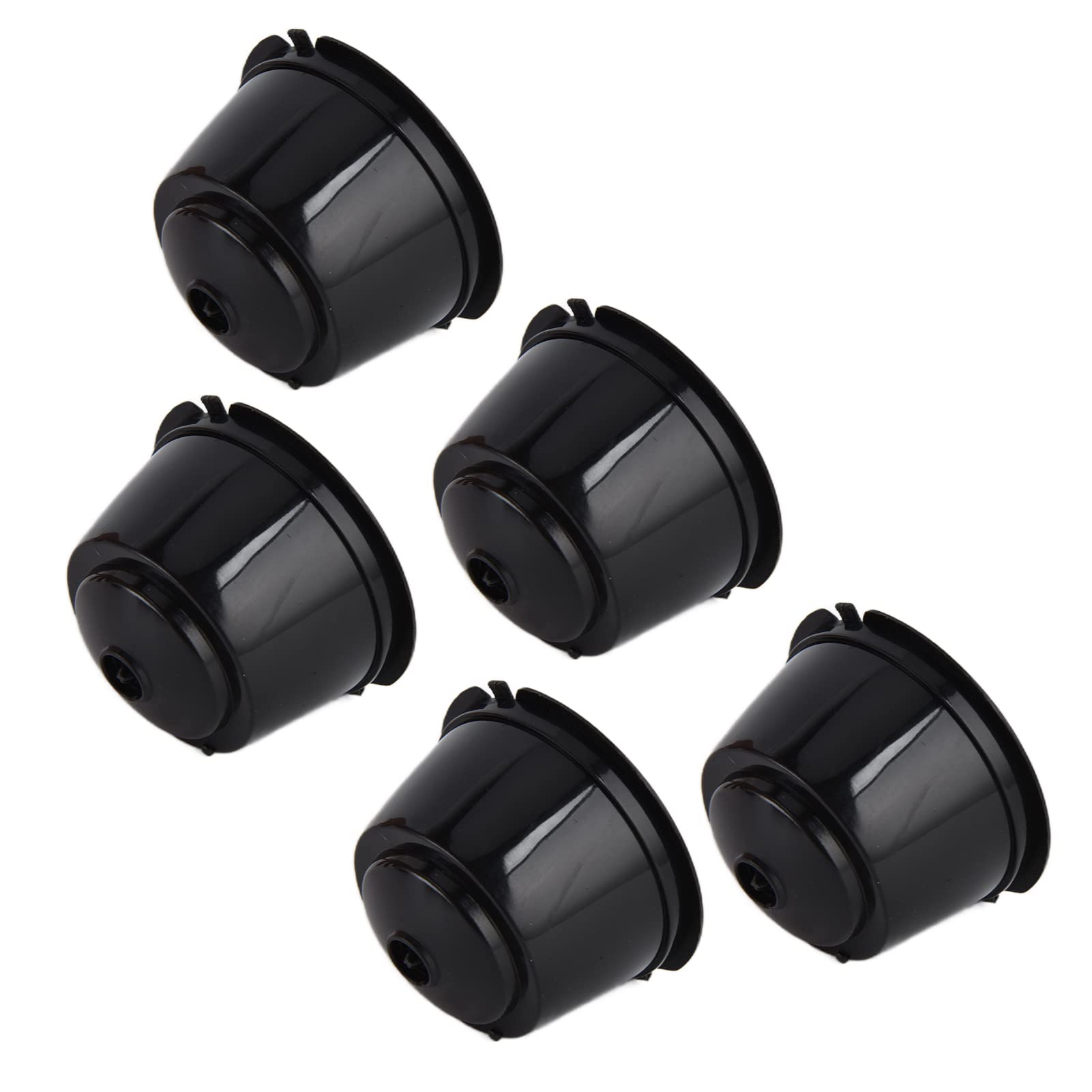 Premium Reusable Coffee Filters & Measuring Spoon Set - Compatible with Most Coffee Machines, Durable & BPA-Free for Home & Cafe Use (Black) | Perfect for Espresso, Drip Coffee & French Press Brewing