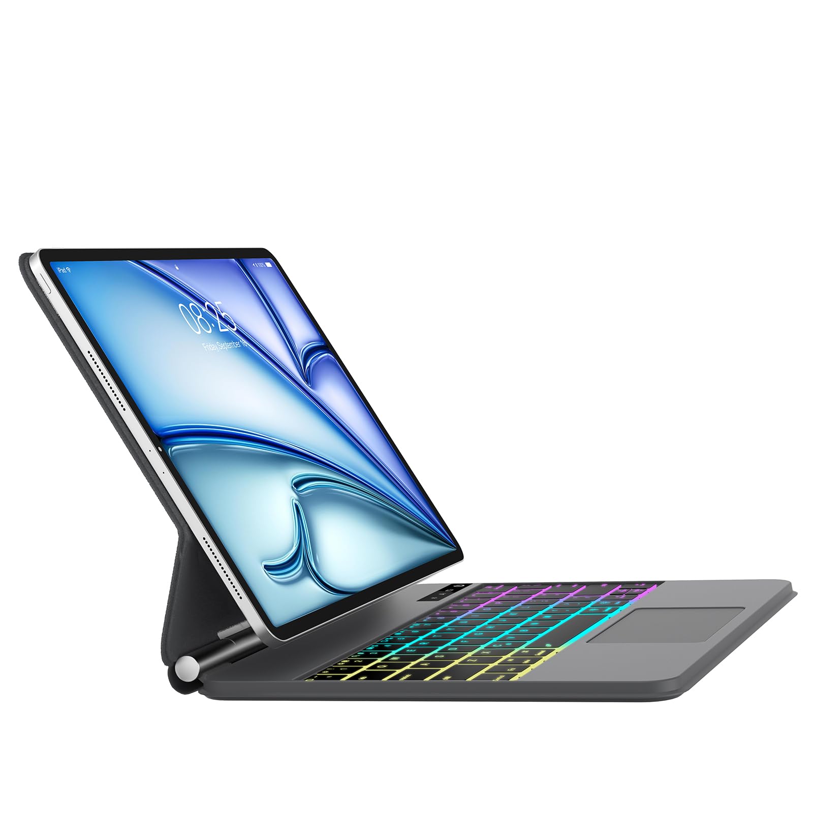 Magic Keyboard Case for iPad Air 13-inch (M2, 2024) & iPad Pro 12.9-inch (6th/5th/4th/3rd Gen) - Slim Magnetic Keyboard with Multi-Touch Trackpad, Floating Cantilever Stand & Rainbow Backlit Keys - Perfect for Work, Study & Creative Projects