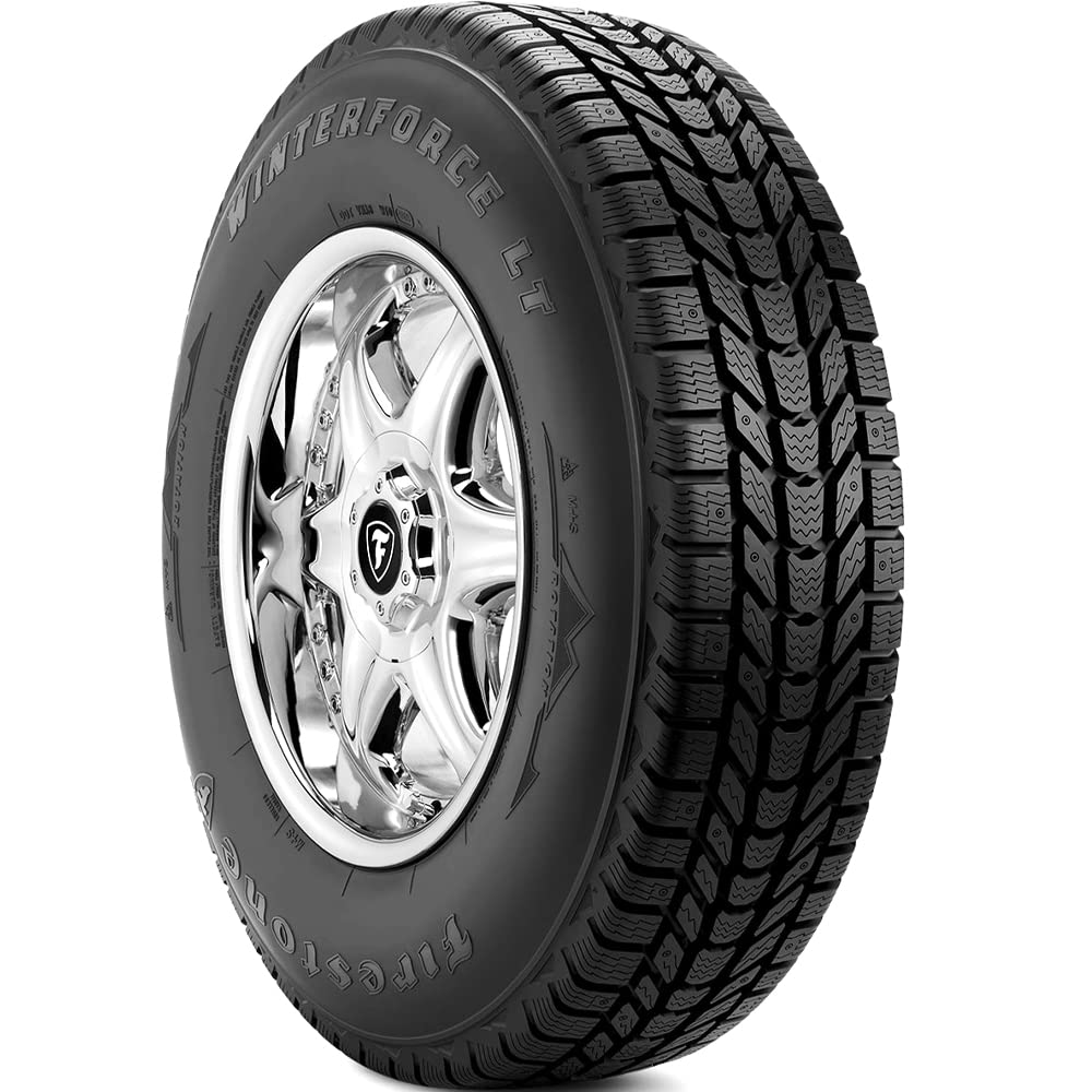 Firestone Winterforce LT 265/70R17 121/118R E/10 BW Winter Tires - All-Terrain Snow & Ice Traction for Trucks, SUVs & 4x4 Vehicles in Harsh Winter Conditions