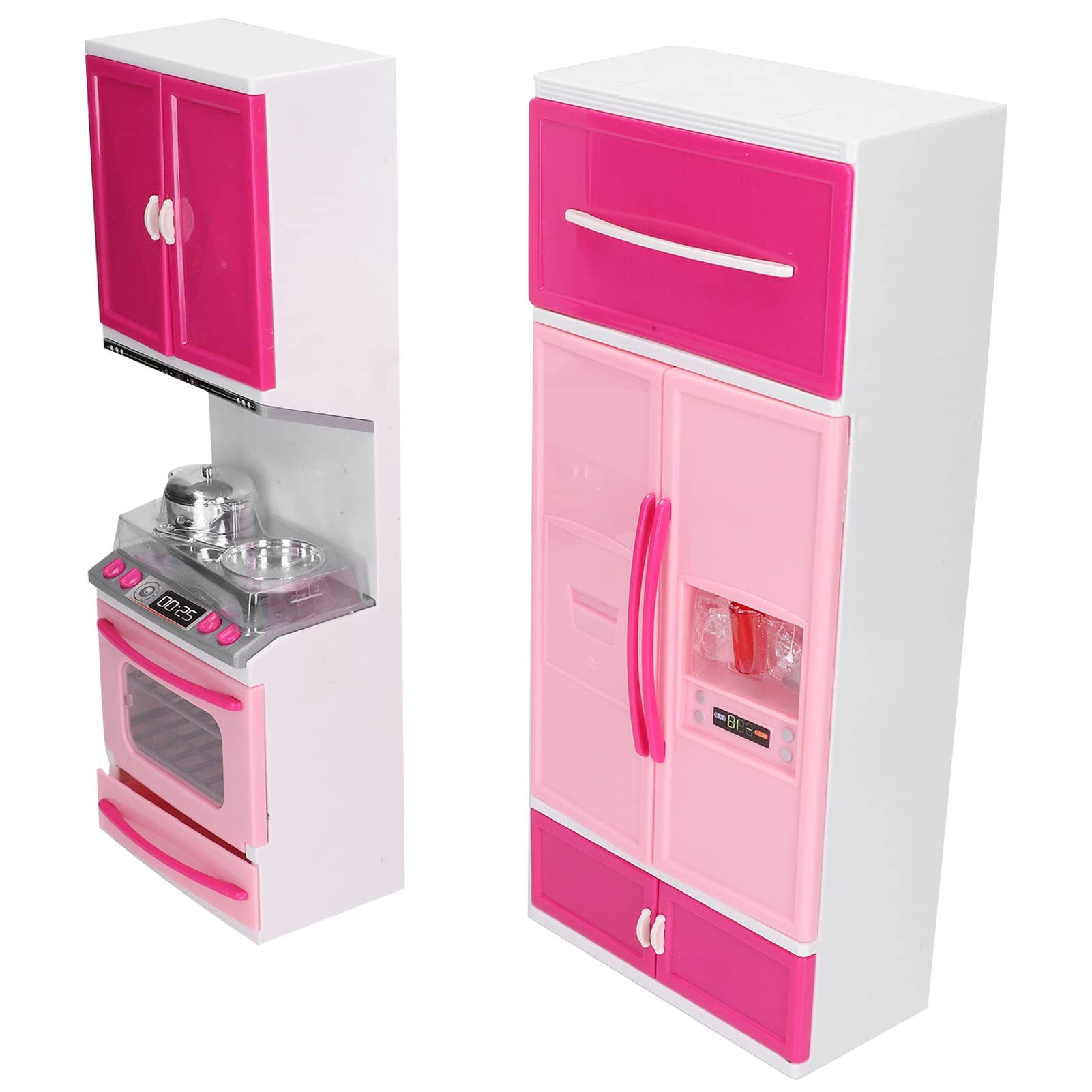 **WinmetEuro Toy Kitchen Accessories Set - Mini Play Kitchen with Beautiful Design & Durable for Girls, Birthday Gift for Dolls & Pretend Play (Ideal for Role-Playing, Tea Parties & Imaginative Fun)**