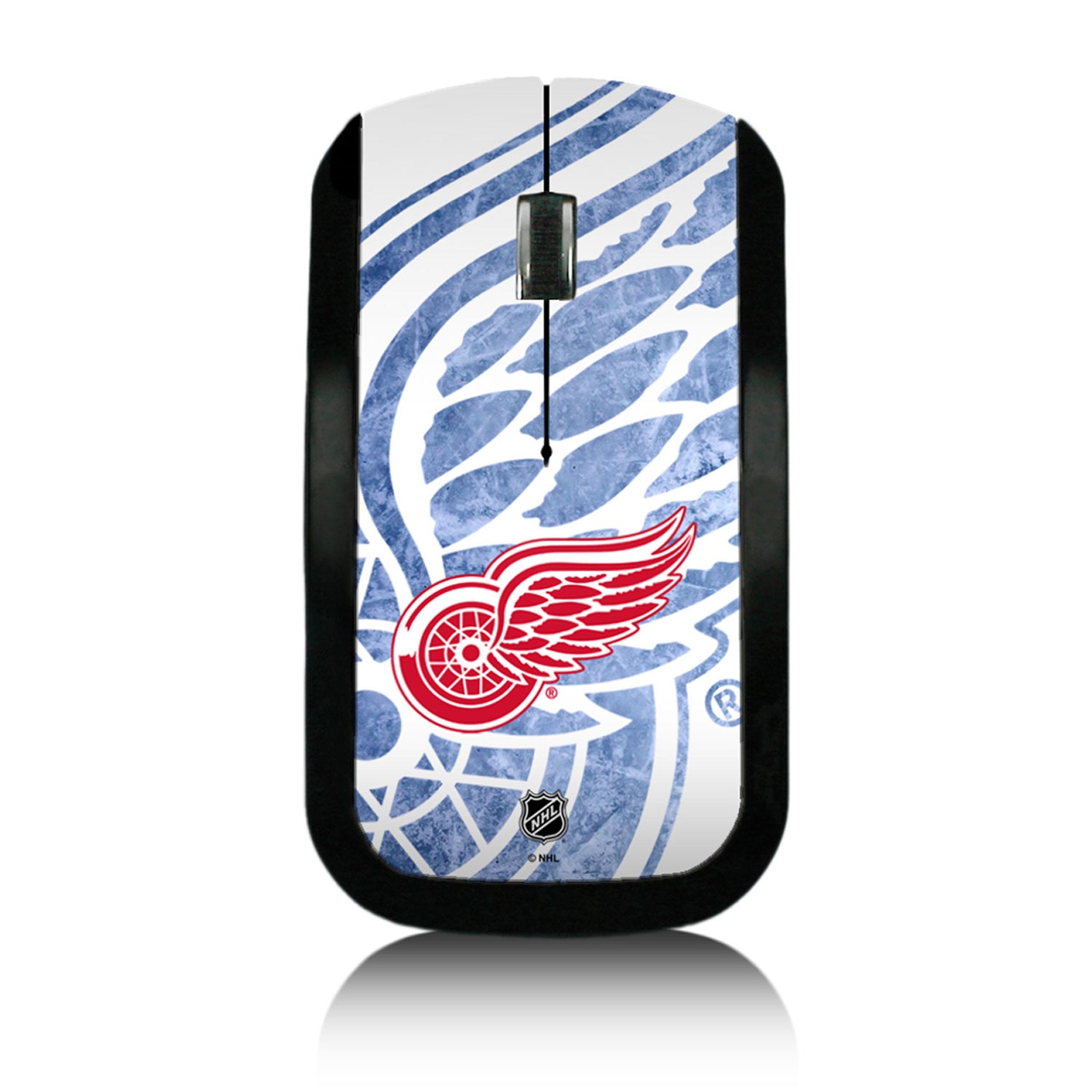Detroit Red Wings NHL Wireless Gaming Mouse with Ergonomic Design - Perfect for PC Gaming, Office Work, and Sports Fans
