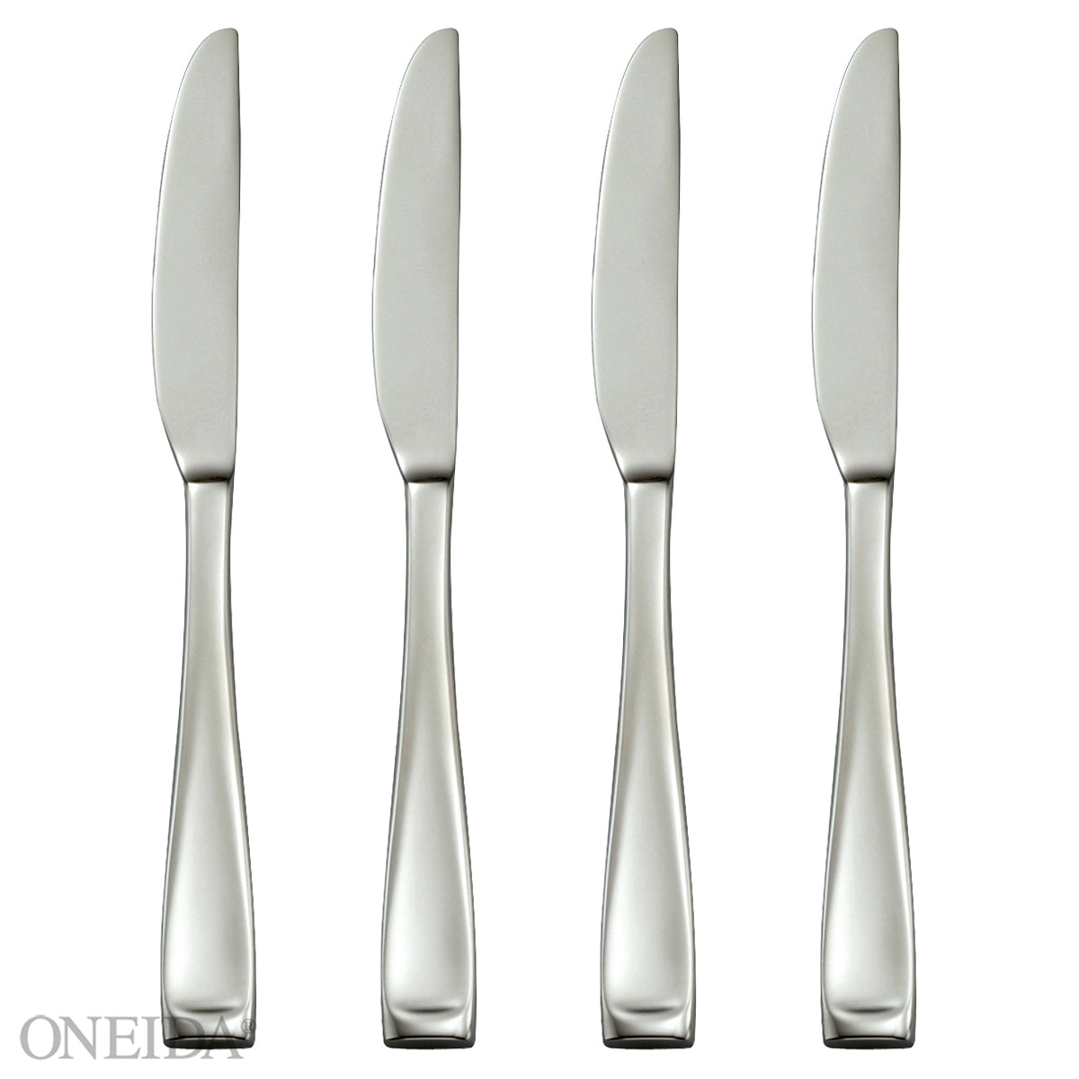Premium Stainless Steel Dinner Knife Set of 4 - Elegant Cutlery for Formal Dining, Restaurant & Home Use - Dishwasher Safe Kitchen Knives