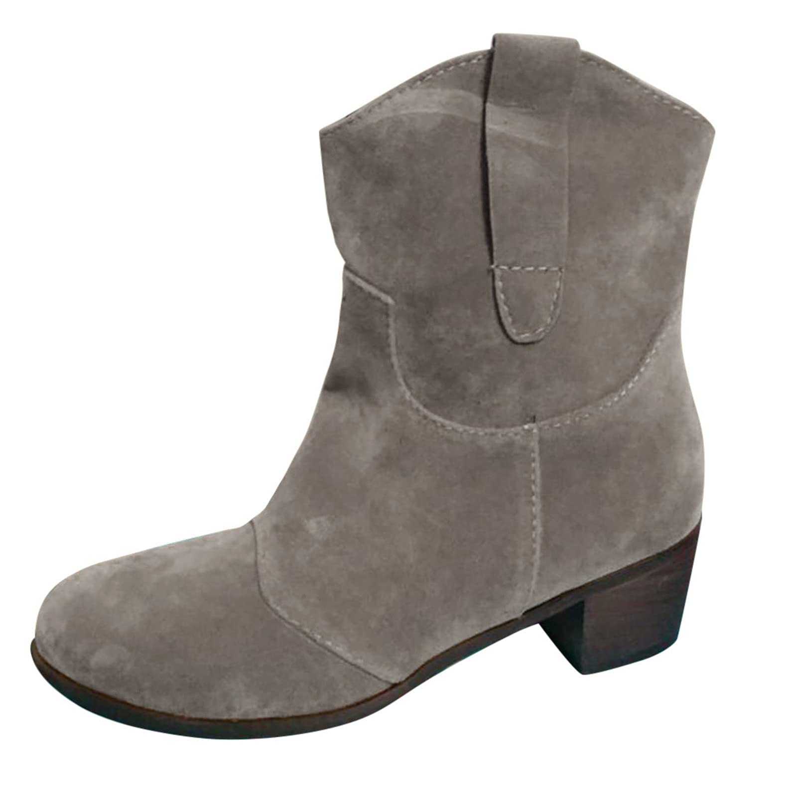 Women's High Top Short Rubber Boots - Fashion Ankle Leather Shoes for Casual Wear | Waterproof Rain Boots for Walking, Hiking & Outdoor Activities