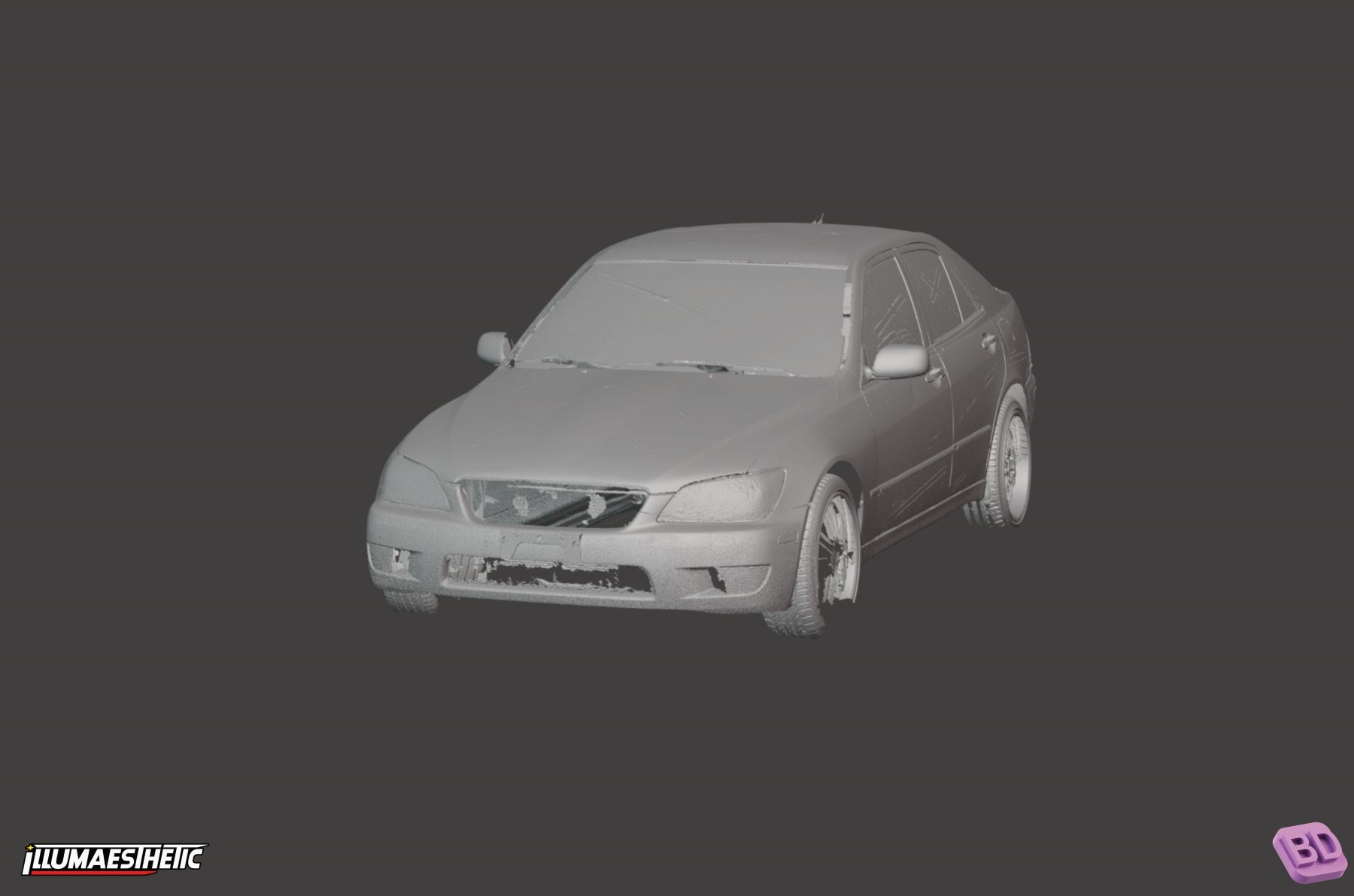 Lexus IS300 & Toyota Altezza XE10 3D Scan Model Kit (1998-2005) - Perfect for Car Enthusiasts, DIY Projects & 3D Printing