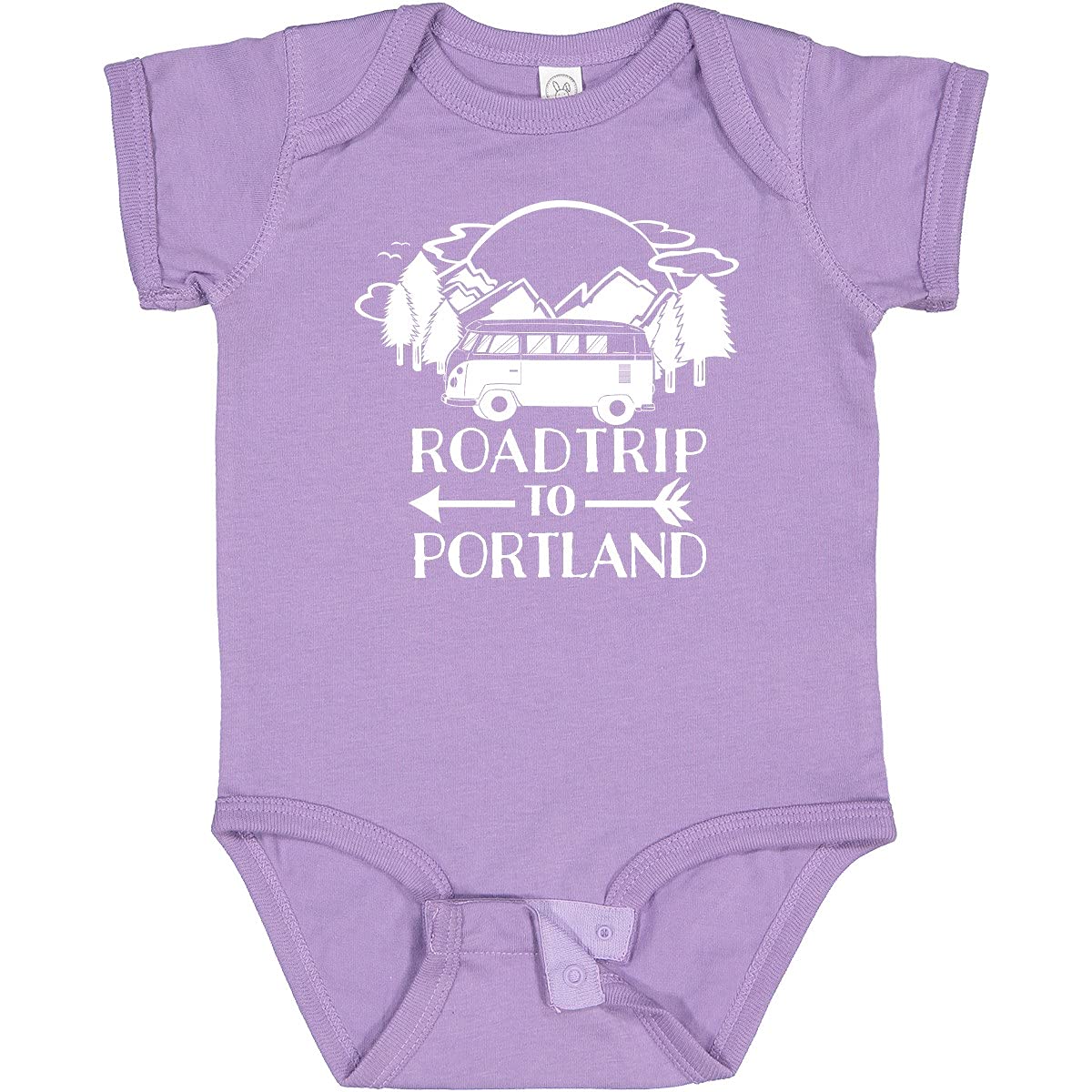 Road Trip to Portland Baby Bodysuit - Cute Travel-Themed Onesie for Infants & Toddlers - Perfect for Family Vacations, Road Trips & Photo Shoots