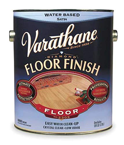 1 Gallon Clear Semi-Gloss Floor Finish - High Shine Protective Coating for Hardwood, Tile & Laminate Floors - Perfect for Homes, Offices & Commercial Spaces