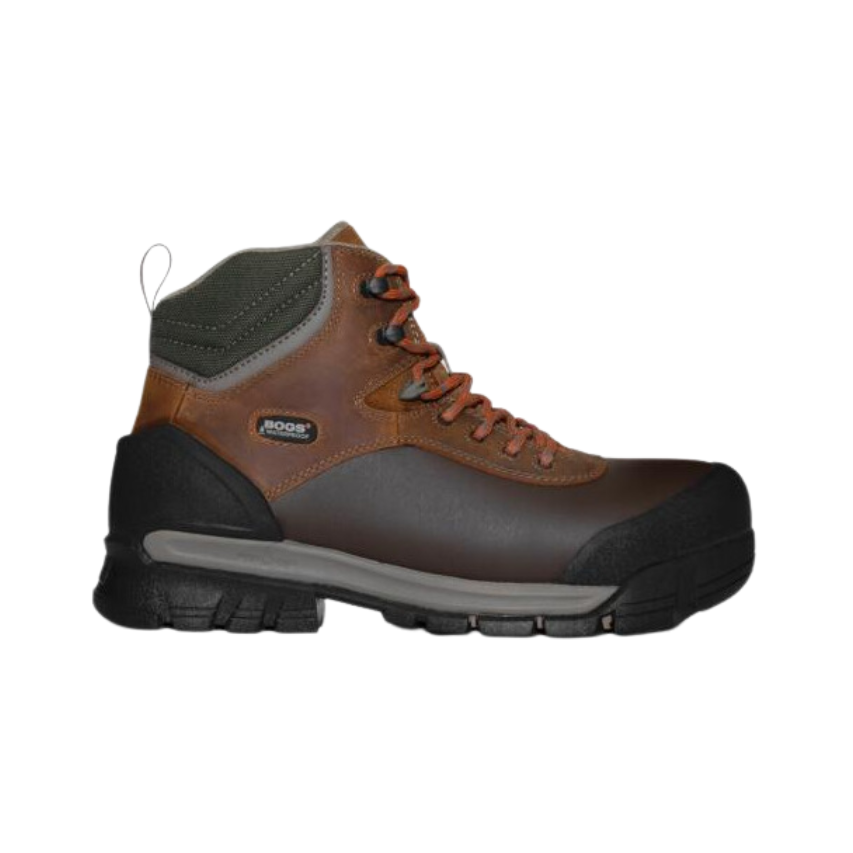 Men's Bedrock Shell 6-Inch Composite Toe Work Boots - Brown, Regular Width - Durable Safety Shoes for Construction, Warehouse & Outdoor Work