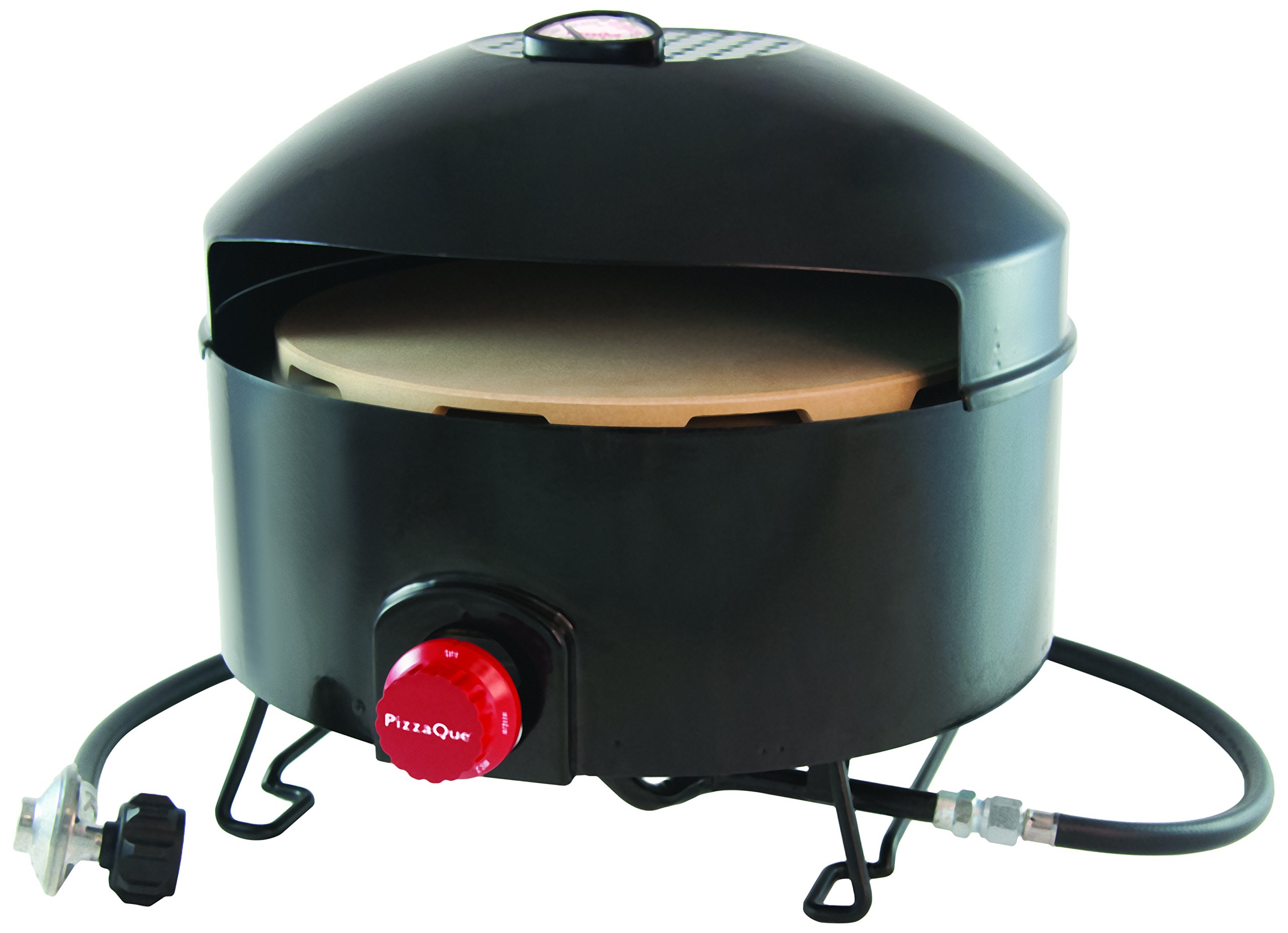 Pizzacraft PC6500 PizzaQue Portable Outdoor Pizza Oven - Gas Powered, Stainless Steel, Perfect for Backyard, Camping & Tailgating Parties