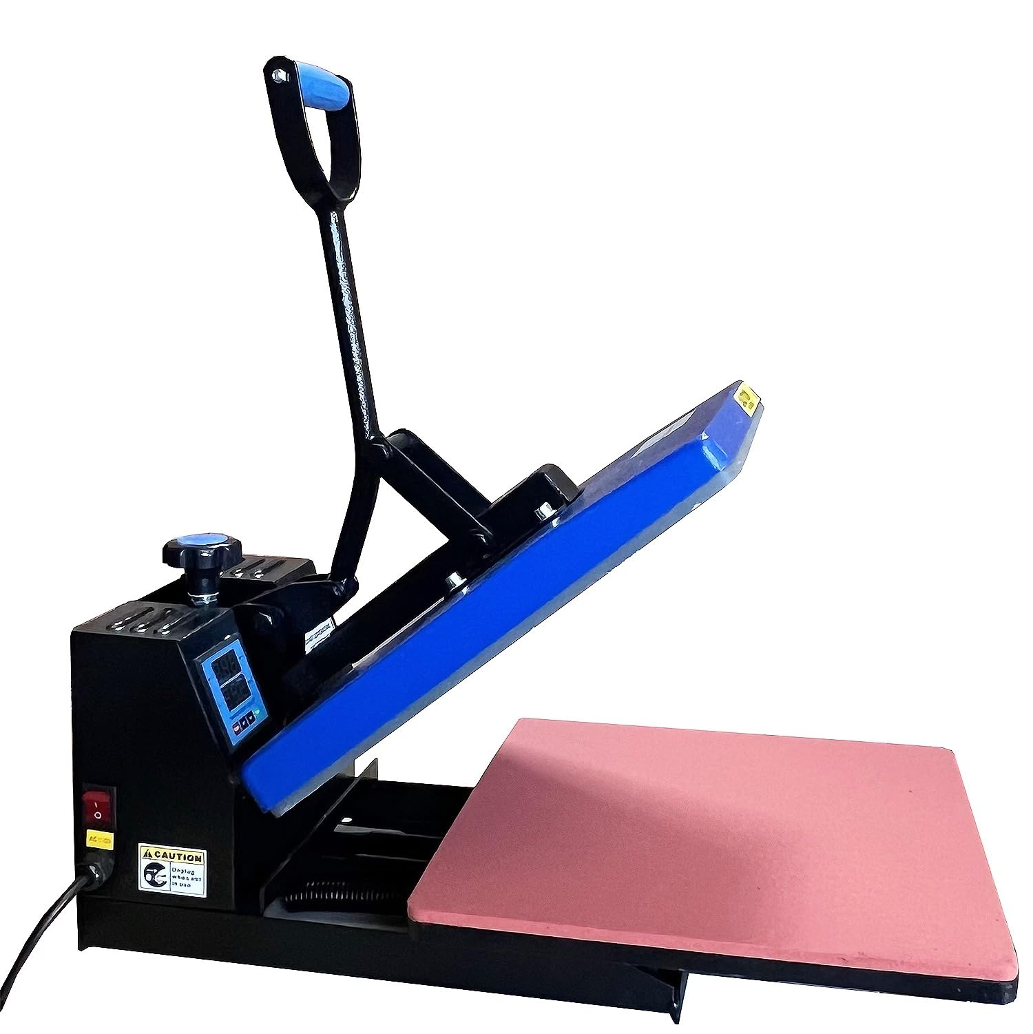 Fancierstudio DG Heat Press 15x15 Inch Sublimation Heat Transfer Machine with Slide Out Lower Platen (Max 5.5 Inch) - Perfect for T-Shirts, Mugs, Hats & DIY Crafts