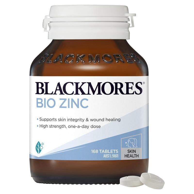 Blackmores Bio Zinc Supplement - Immune Support & Skin Health with Zinc, Vitamin C & E - Daily Wellness for Adults & Kids - Ideal for Cold Season & Healthy Skin Care