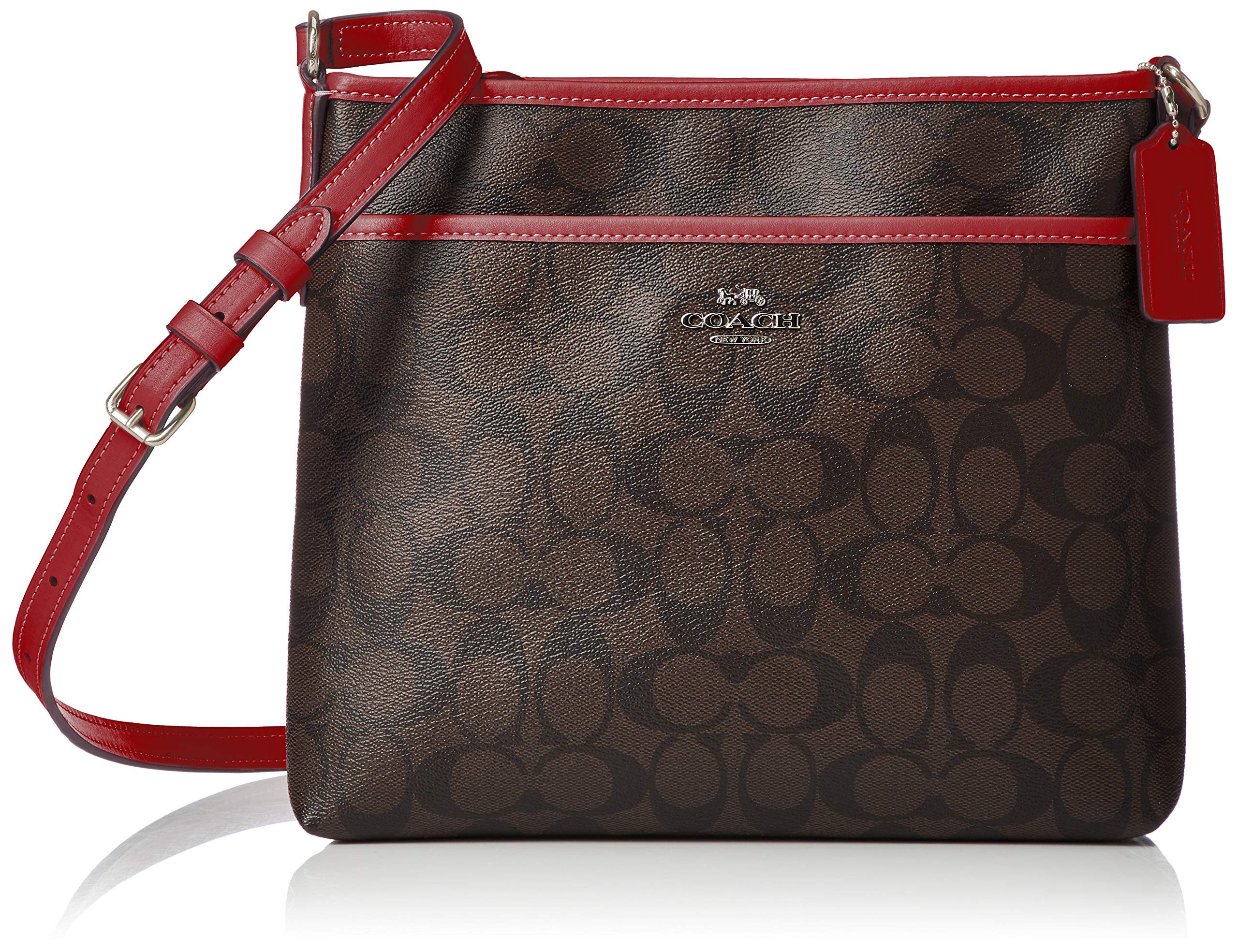 COACH Leather Shoulder Bag for Women - Stylish & Durable Designer Handbag for Work, Travel & Everyday Use