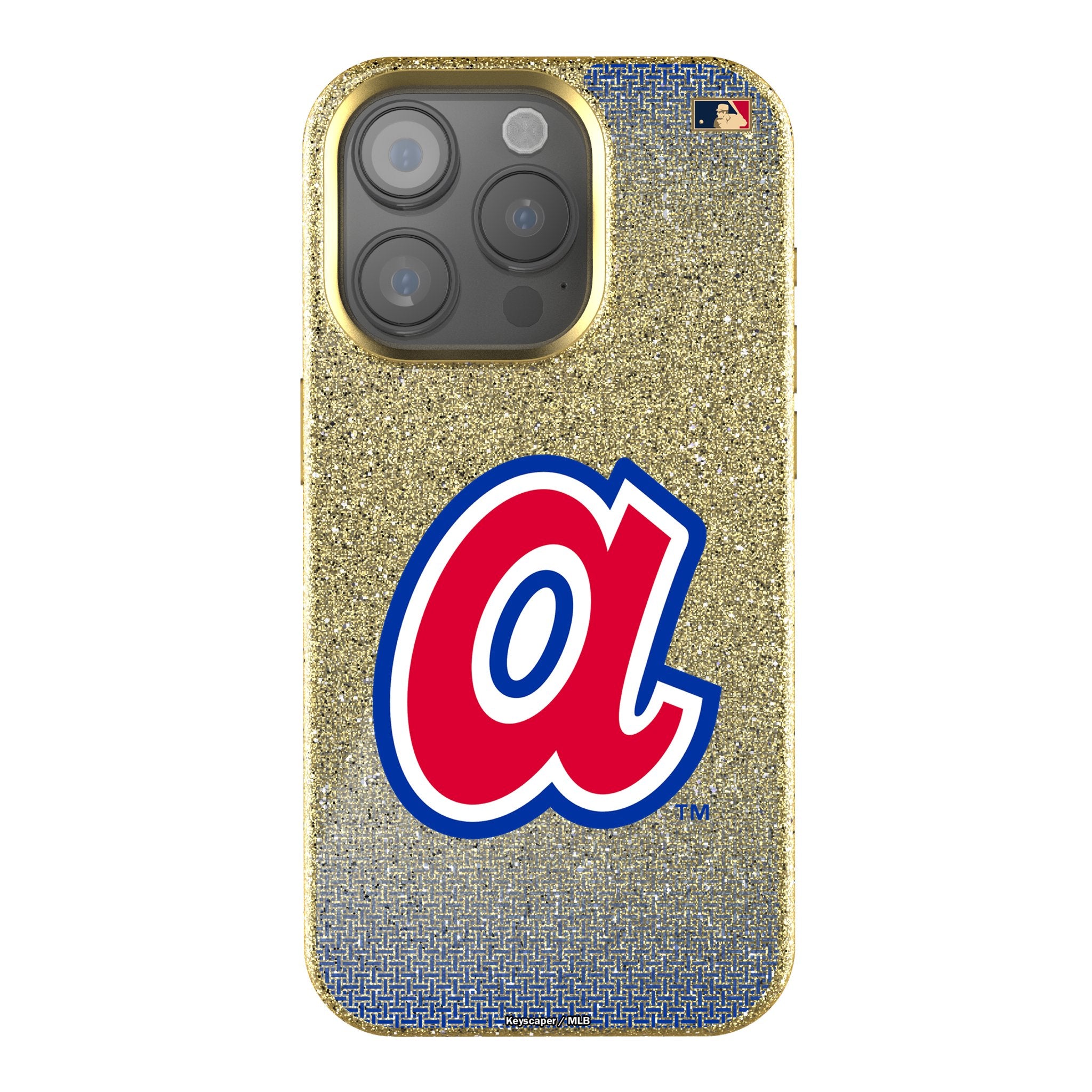 Atlanta Braves 1972-1980 Cooperstown Collection Linen Bling Phone Case for iPhone - Perfect for Baseball Fans & Game Day Accessories