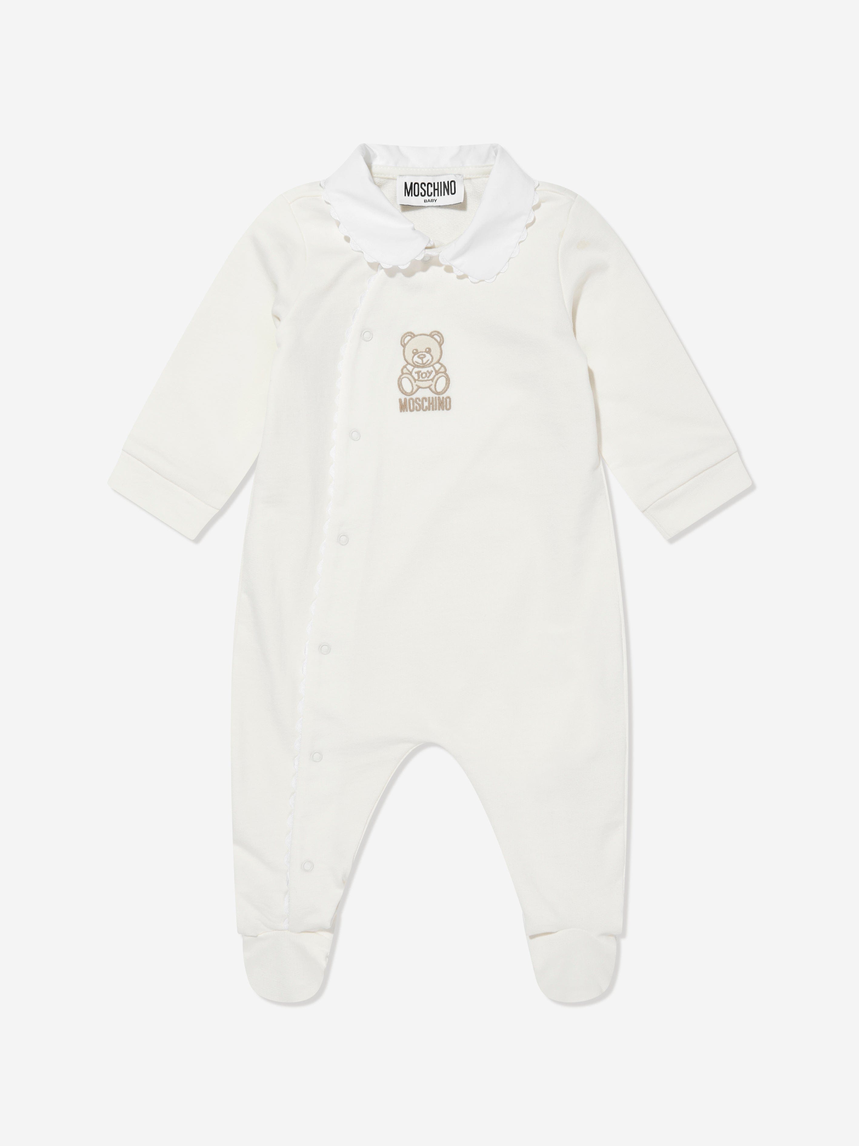 Adorable Ivory Baby Teddy Bear Romper - Soft & Comfortable Newborn Outfit for Photos, Playtime & Special Occasions
